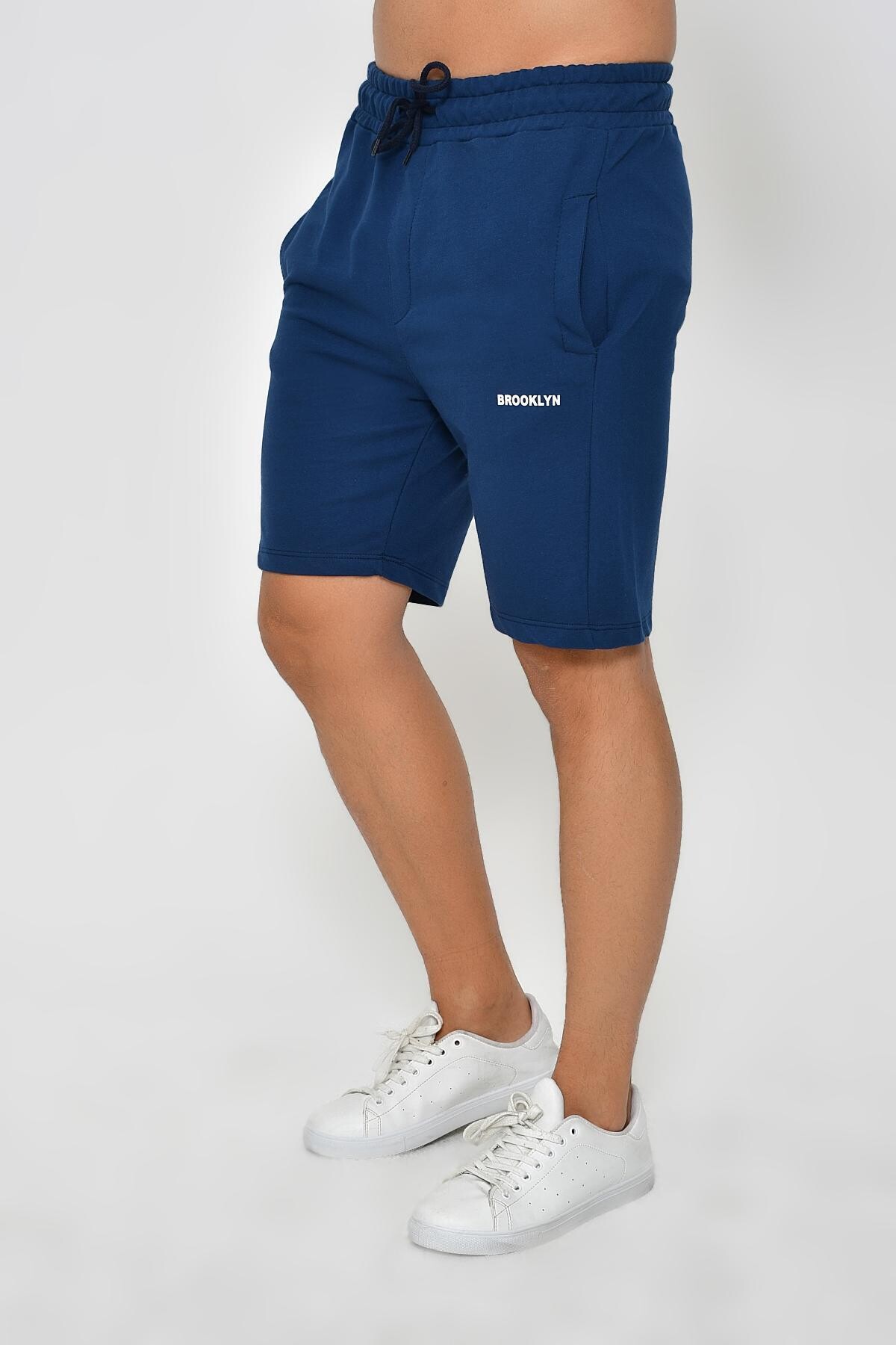 Süperlife Erkek Slim Fit Air Brooklyn Basklı Şort SPR 2020Y09