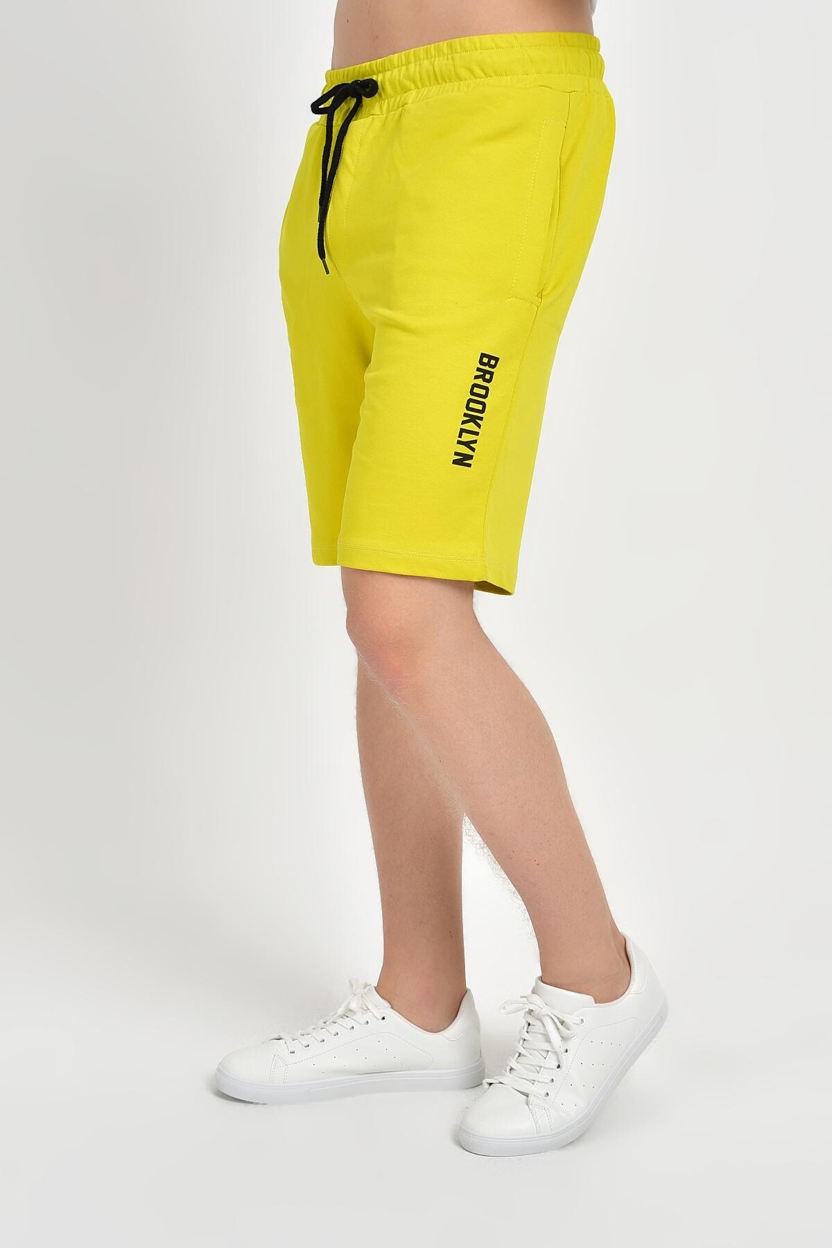 Süperlife Erkek Regular Fit Brooklyn Baskılı Şort SPR 208 