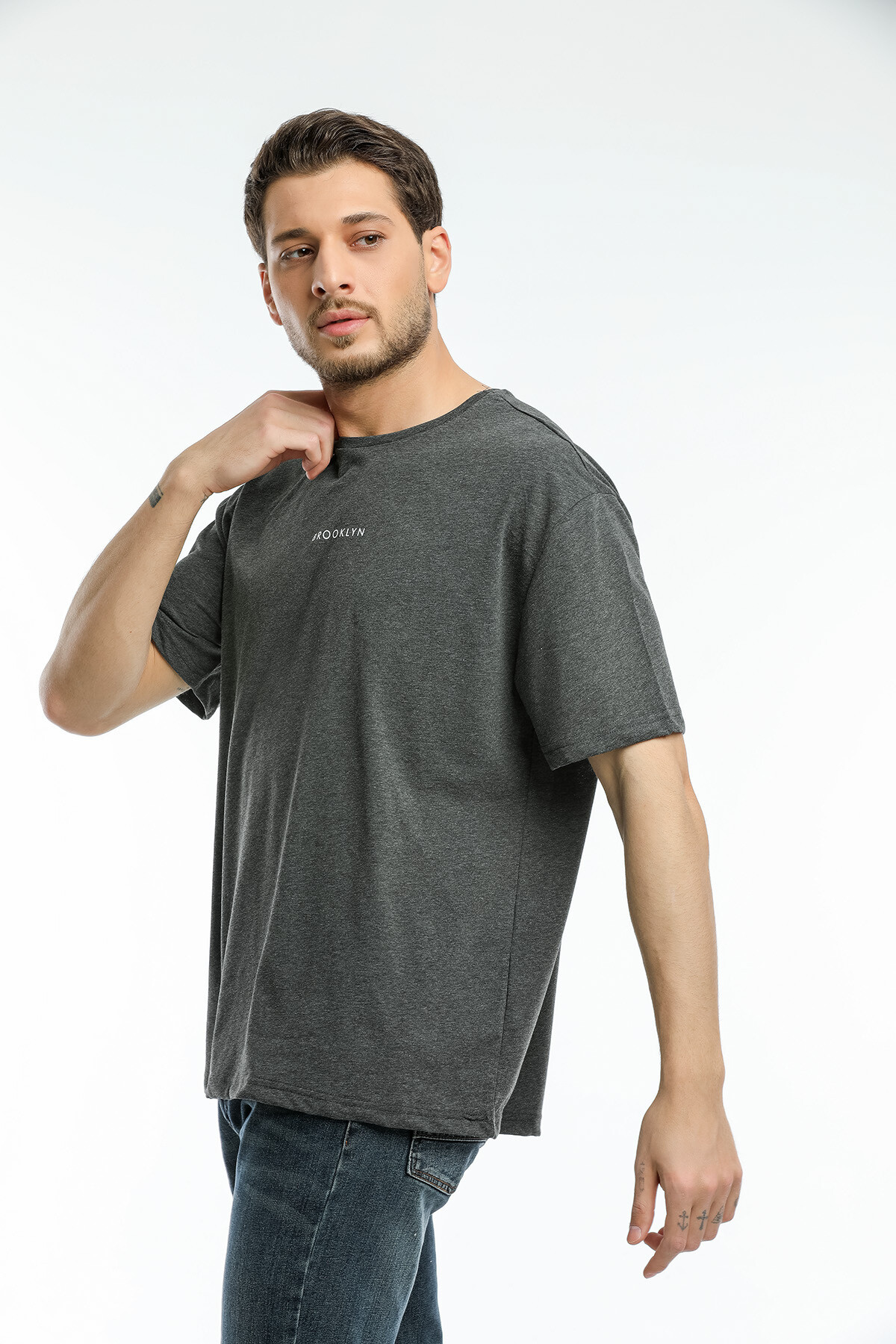Süperlife Erkek Bisiklet Yaka Standart &Regular Fit SPR21Y27
