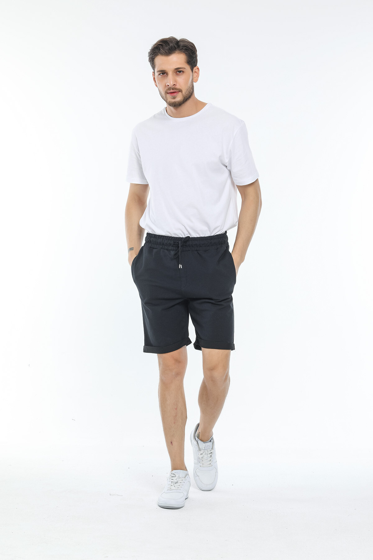 Süperlife Erkek Regular Fit Duble Paça Şort SPR21Y51