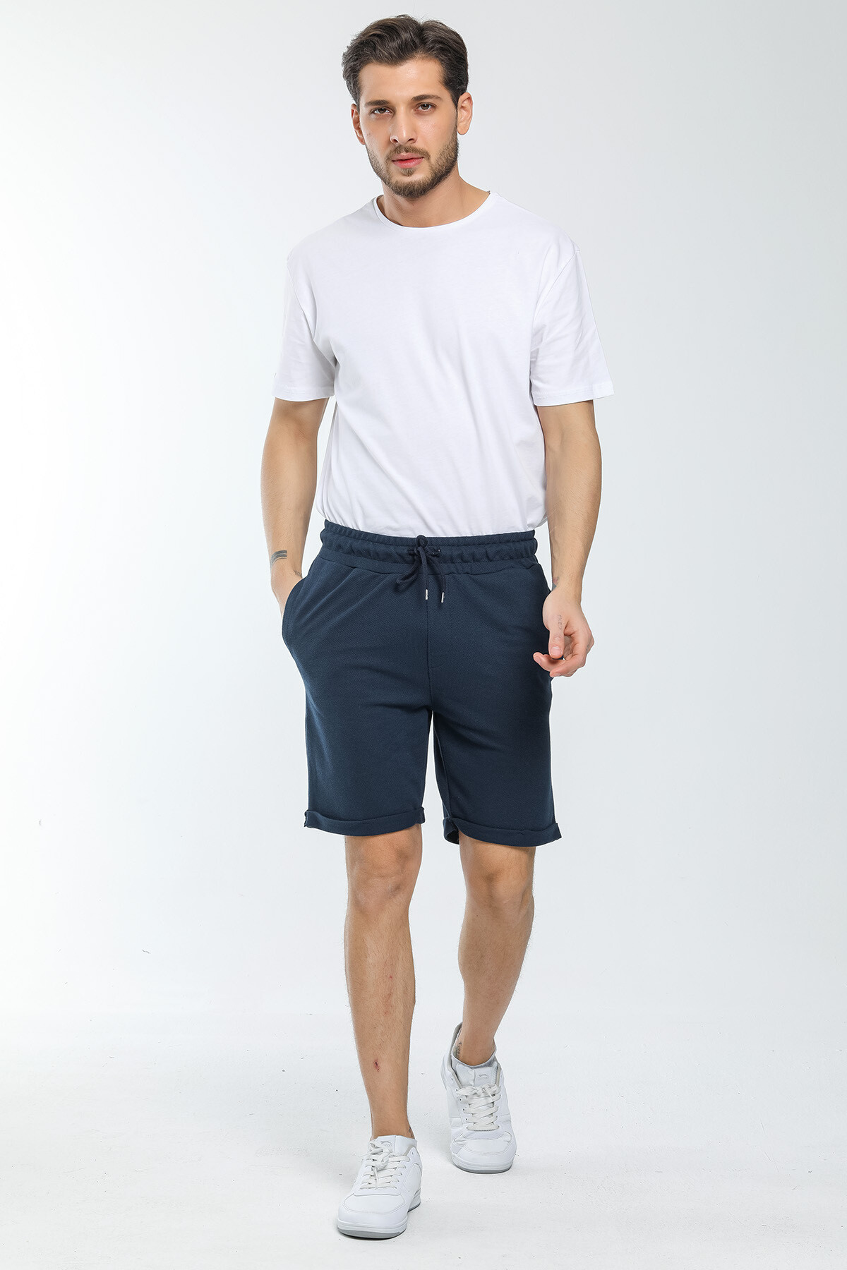 Süperlife Erkek Regular Fit Duble Paça Şort SPR21Y51