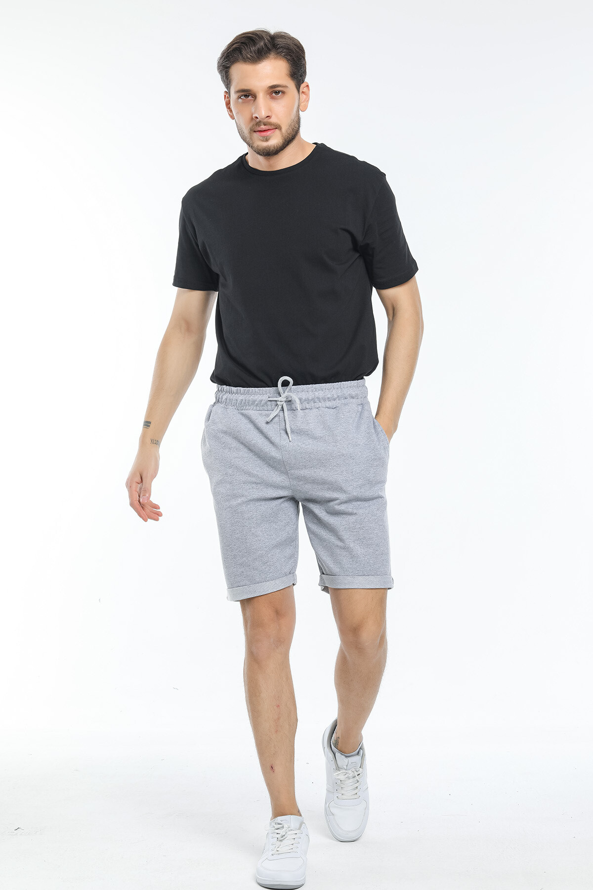 Süperlife Erkek Regular Fit Duble Paça Şort SPR21Y51