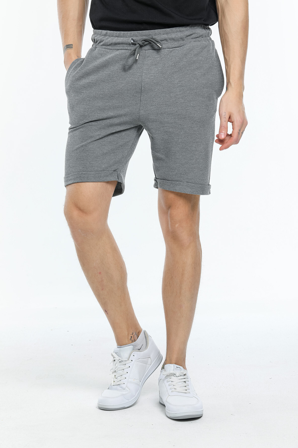 Süperlife Erkek Regular Fit Duble Paça Şort SPR21Y51