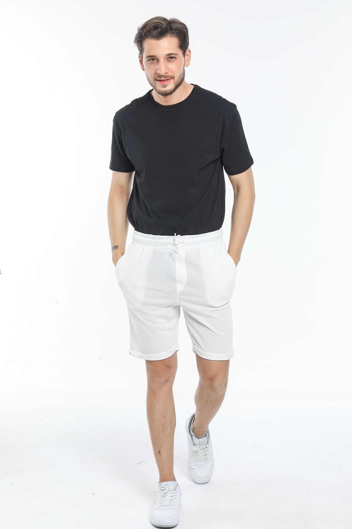 Süperlife Erkek Regular Fit Duble Paça Şort SPR21Y51