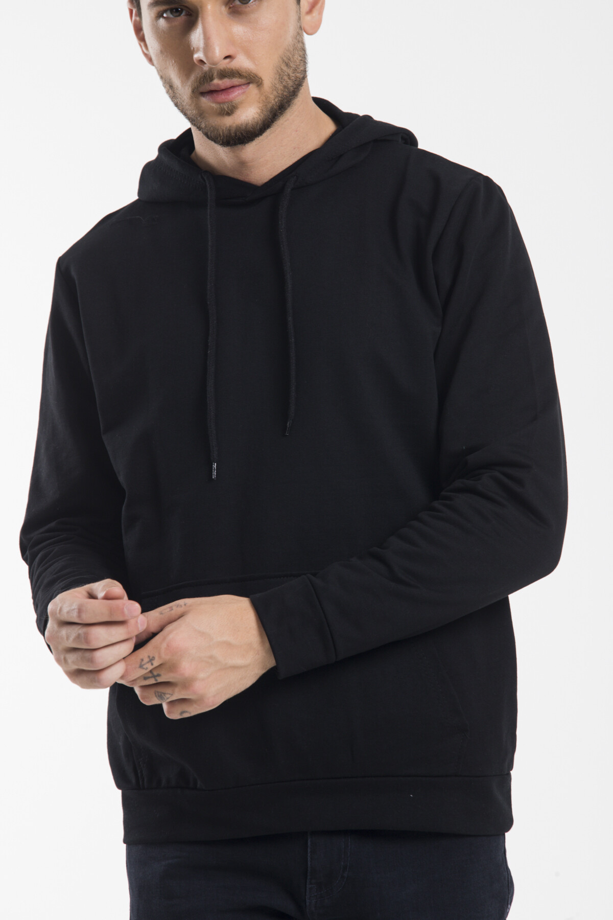 Süperlife Erkek Kapşonlu Regular Fit İnce Sweatshirt SPR 20K55