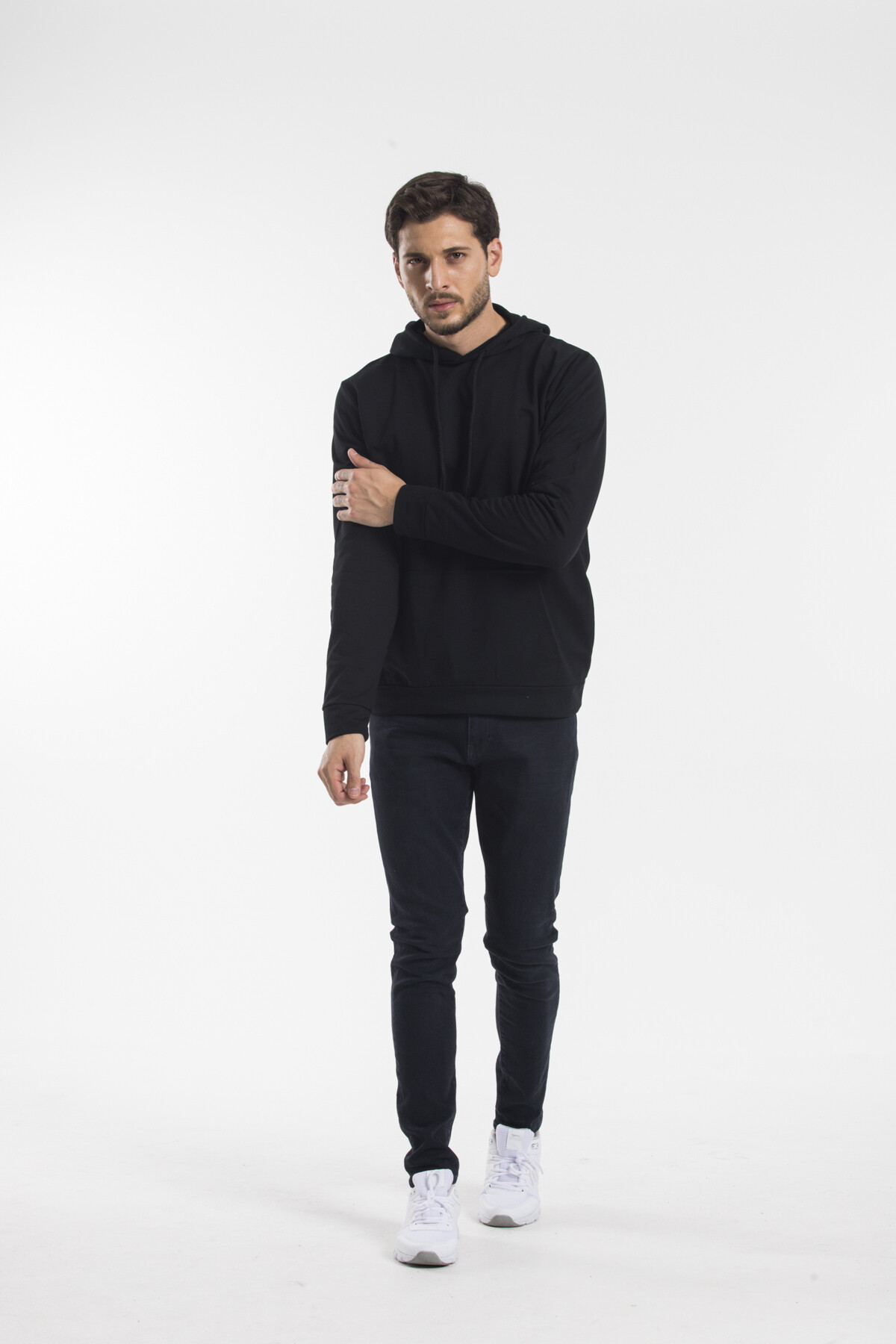 Süperlife Erkek Kapşonlu Regular Fit İnce Sweatshirt SPR 20K55