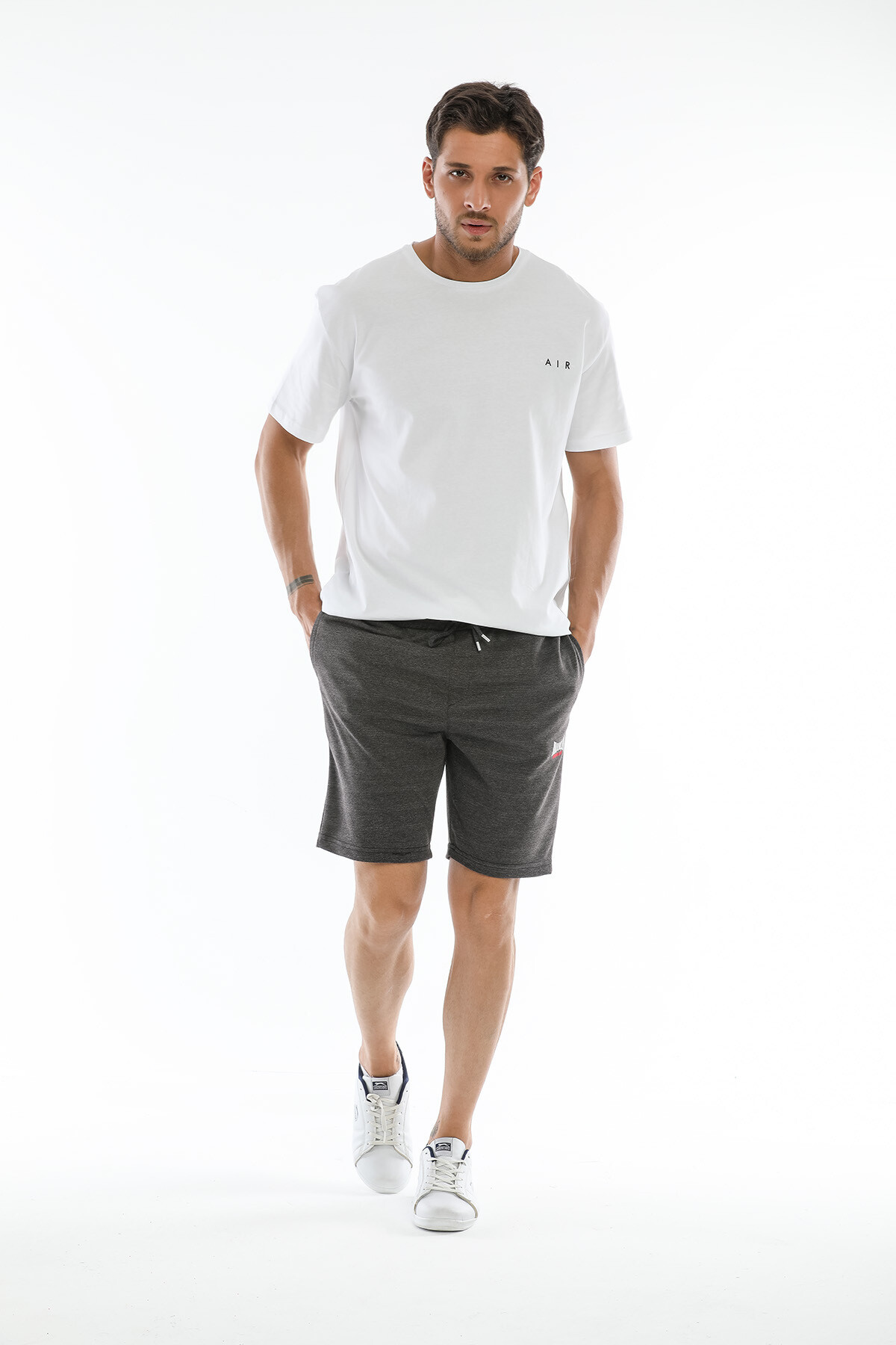 Süperlife Erkek Regular Fit Nakışlı Brooklyn Şort SPR21Y57