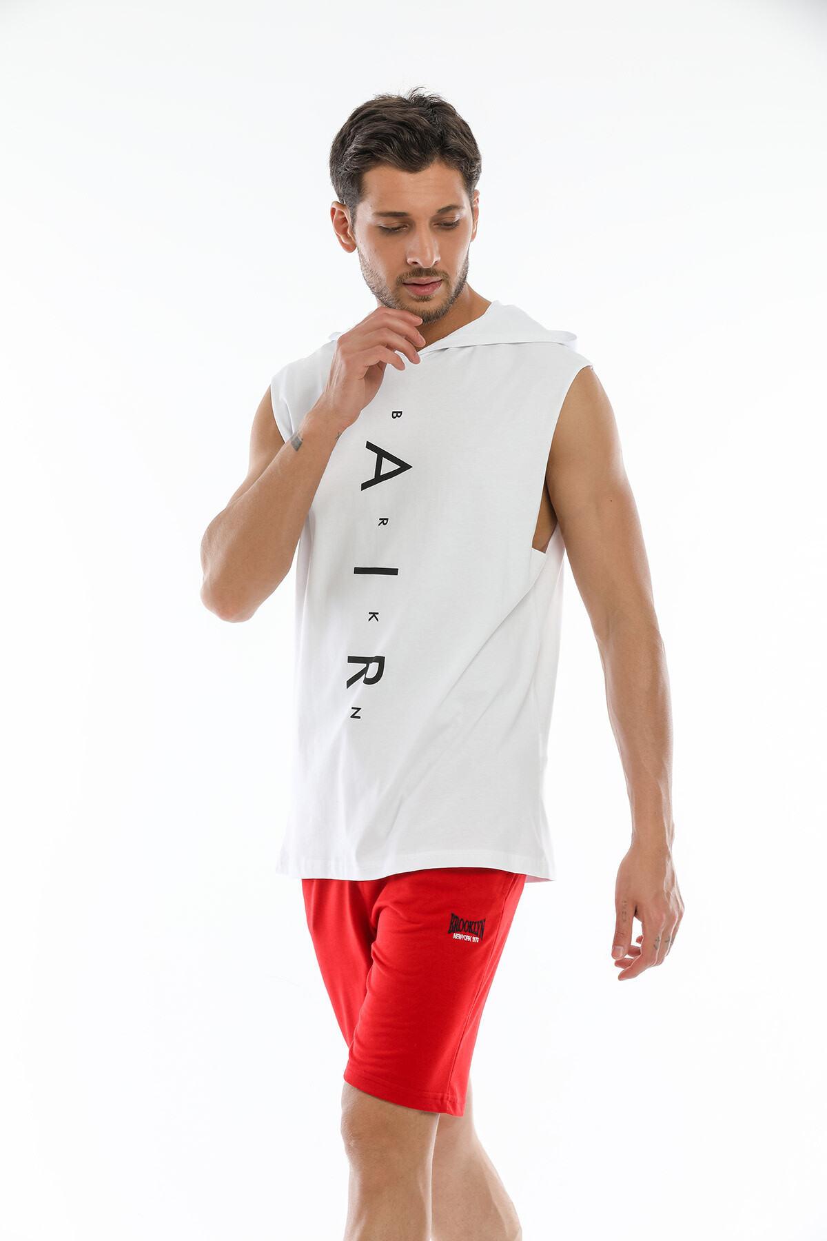 Süperlife Erkek Regular Fit Nakışlı Brooklyn Şort SPR21Y57