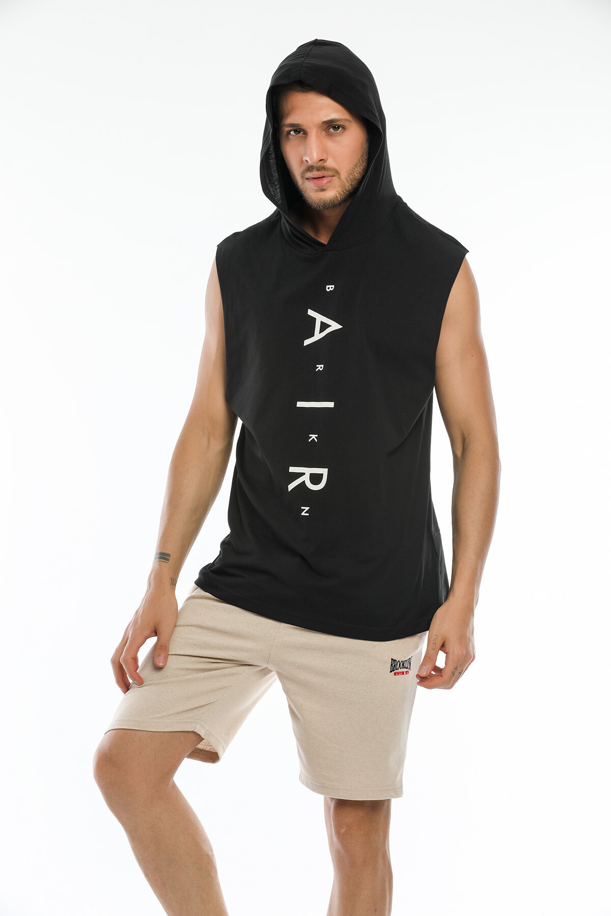 Süperlife Erkek Regular Fit Nakışlı Brooklyn Şort SPR21Y57