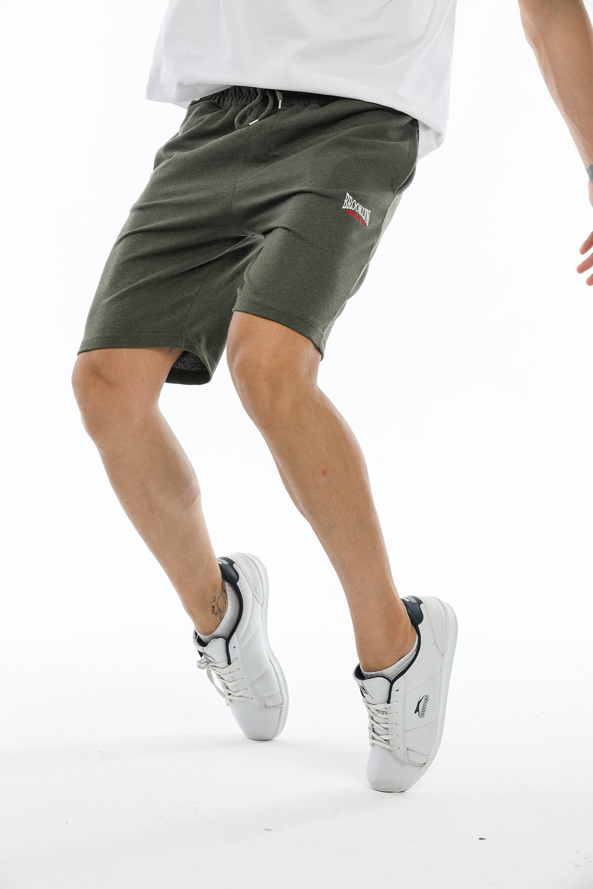 Süperlife Erkek Regular Fit Nakışlı Brooklyn Şort SPR21Y57