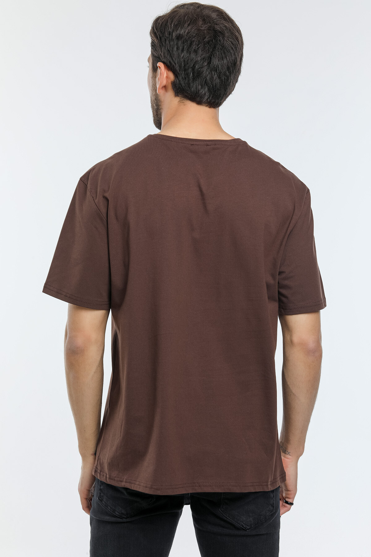 Süperlife Erkek Bisiklet Yaka  Standart &Regular Fit Tişort SPR21Y30