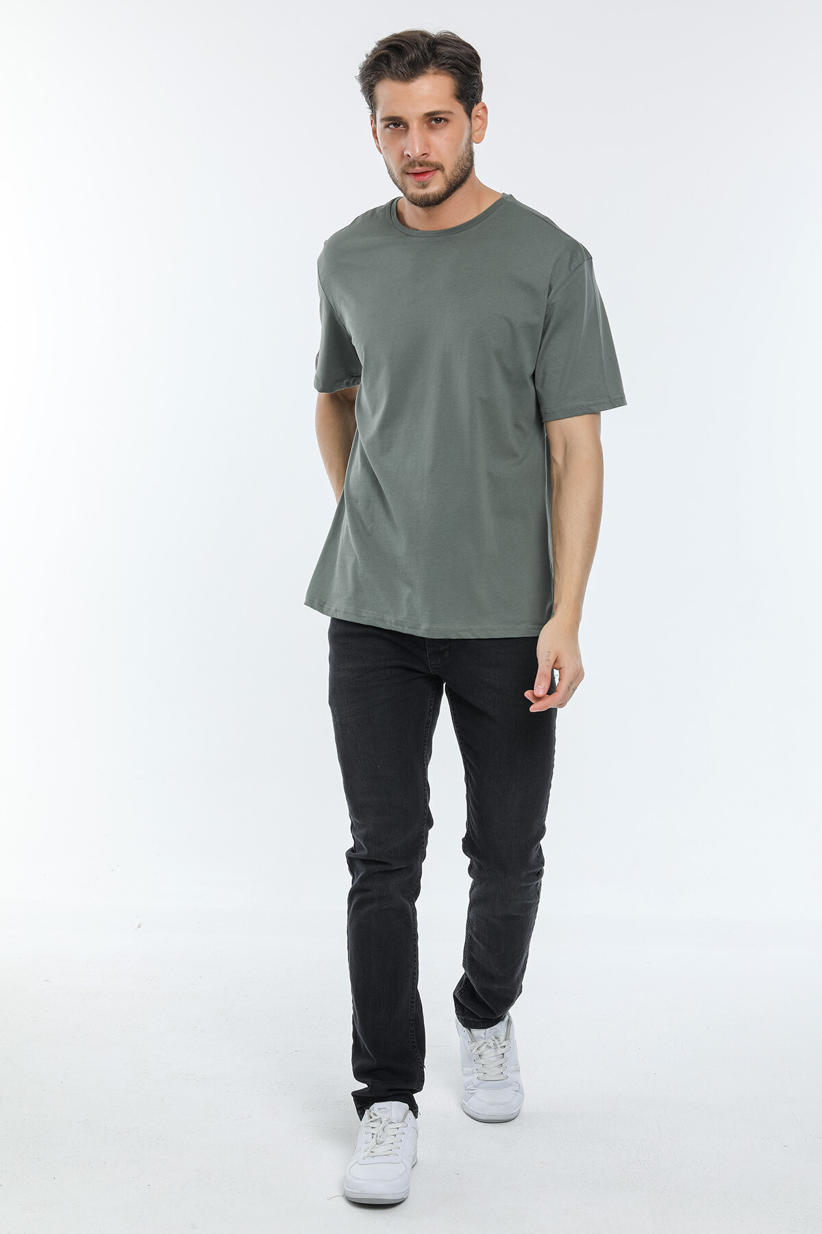 Süperlife Erkek Bisiklet Yaka  Standart &Regular Fit Tişort SPR21Y30