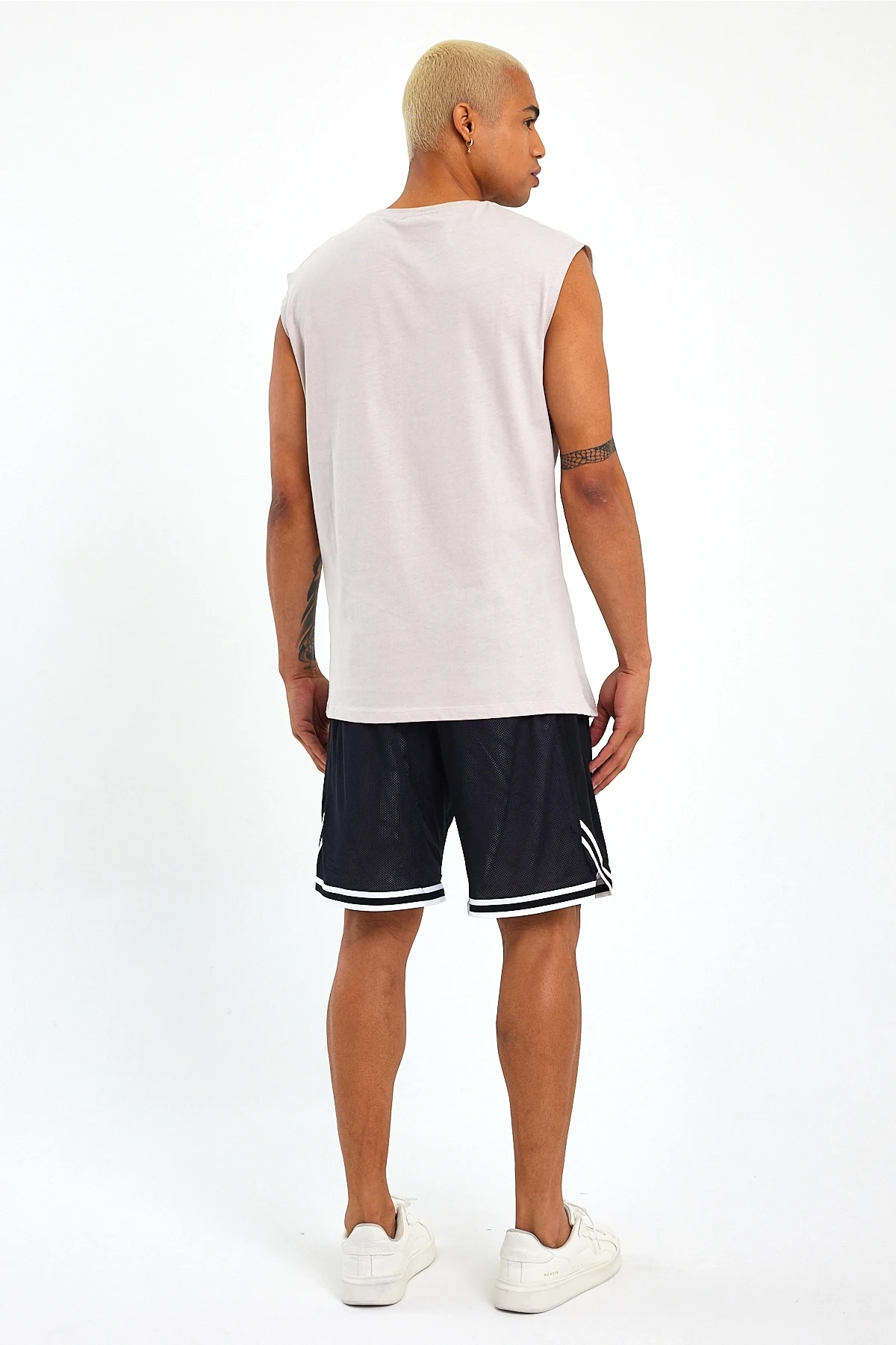 Erkek Bisiklet Yaka Regular Fit Baskılı Tişort  SPR23AT344