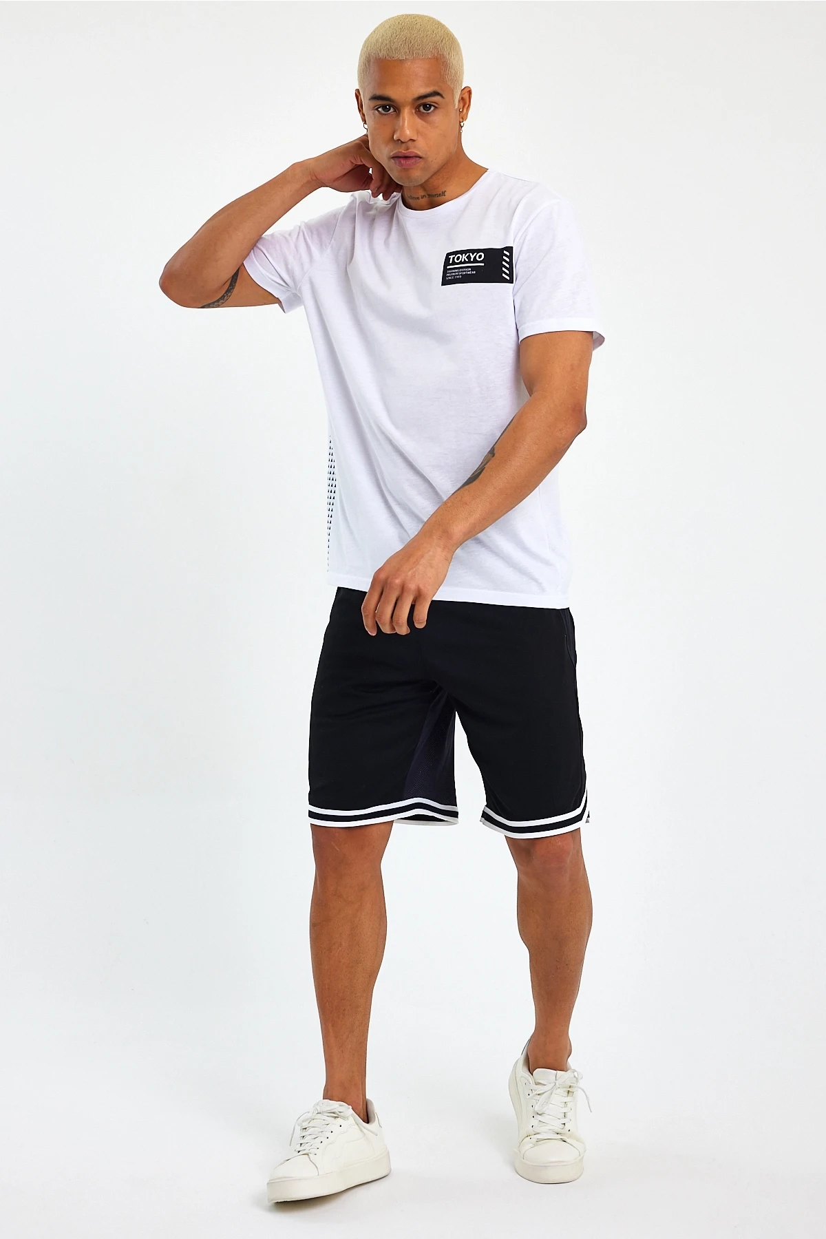 Süperlife Erkek Bisiklet Yaka Regular Fit Tokyo Baskılı Tişort SPR23ts303