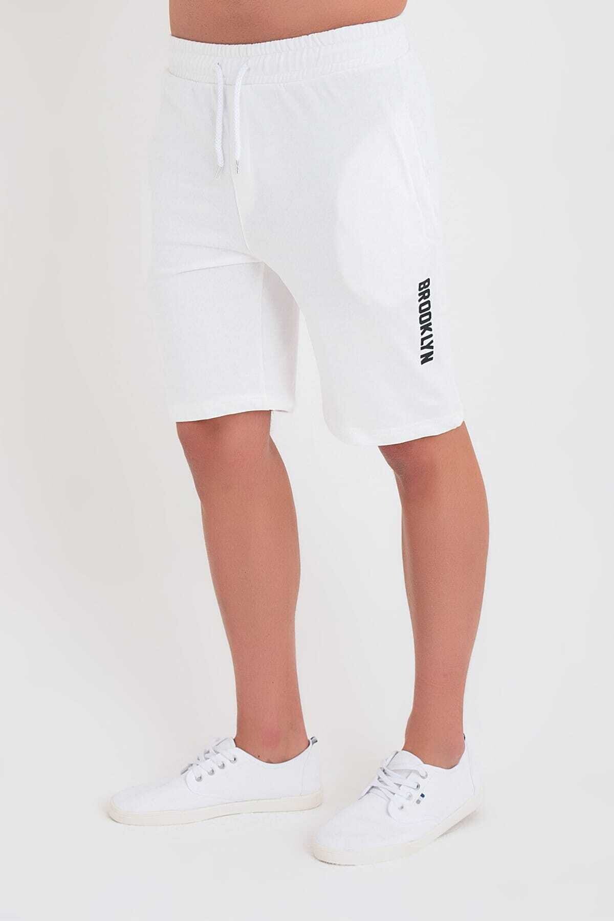 Süperlife Erkek Regular Fit Brooklyn Baskılı Şort SPR 208 