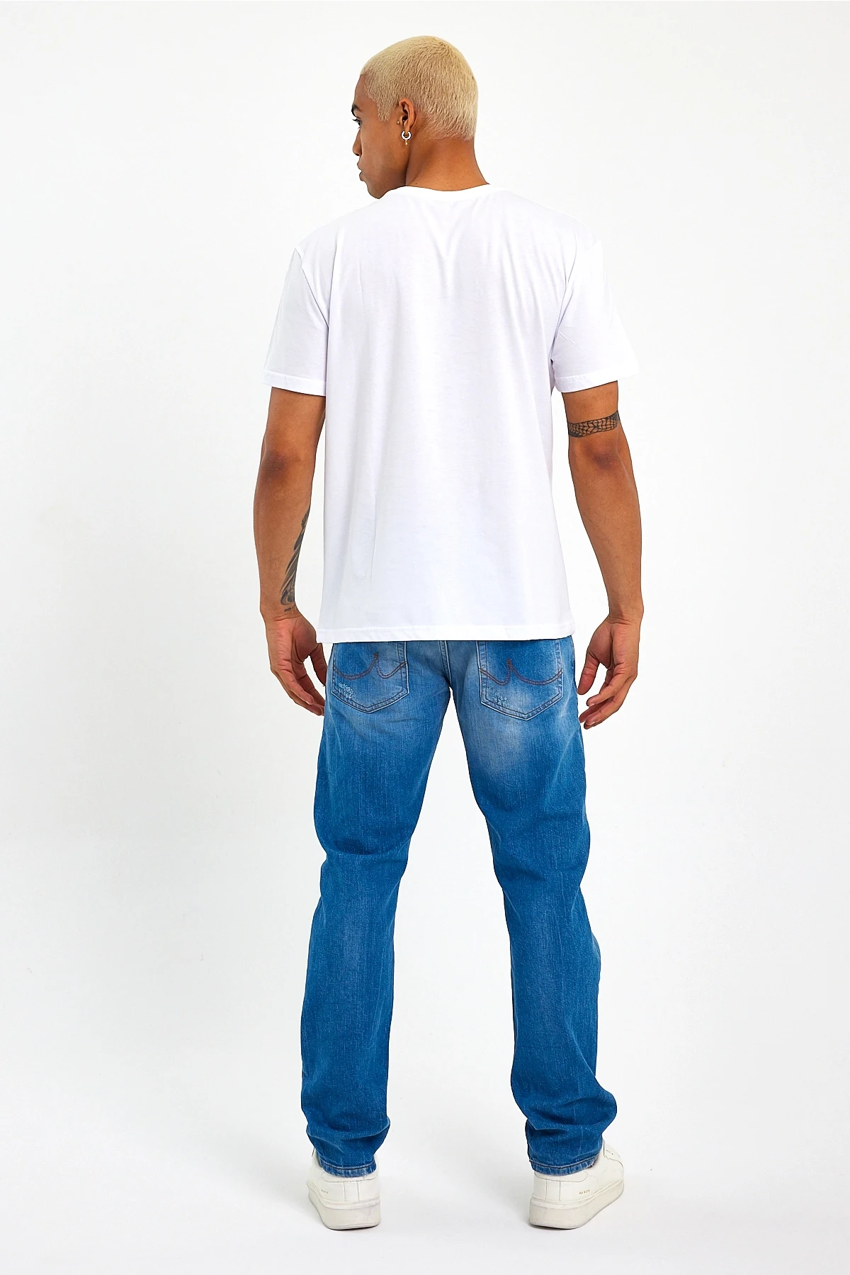 Süperlife Erkek  Bisiklet Yaka Regular Fit Garnili  Tişort SPR23TS301