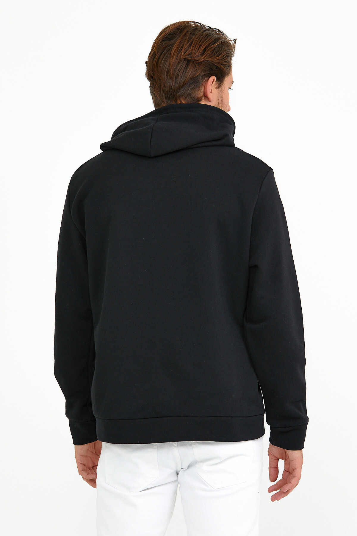 Süperlife Erkek Kapşonlu Regular Fit Tokyo Baskılı İnce Sweatshirt SPR22SW164