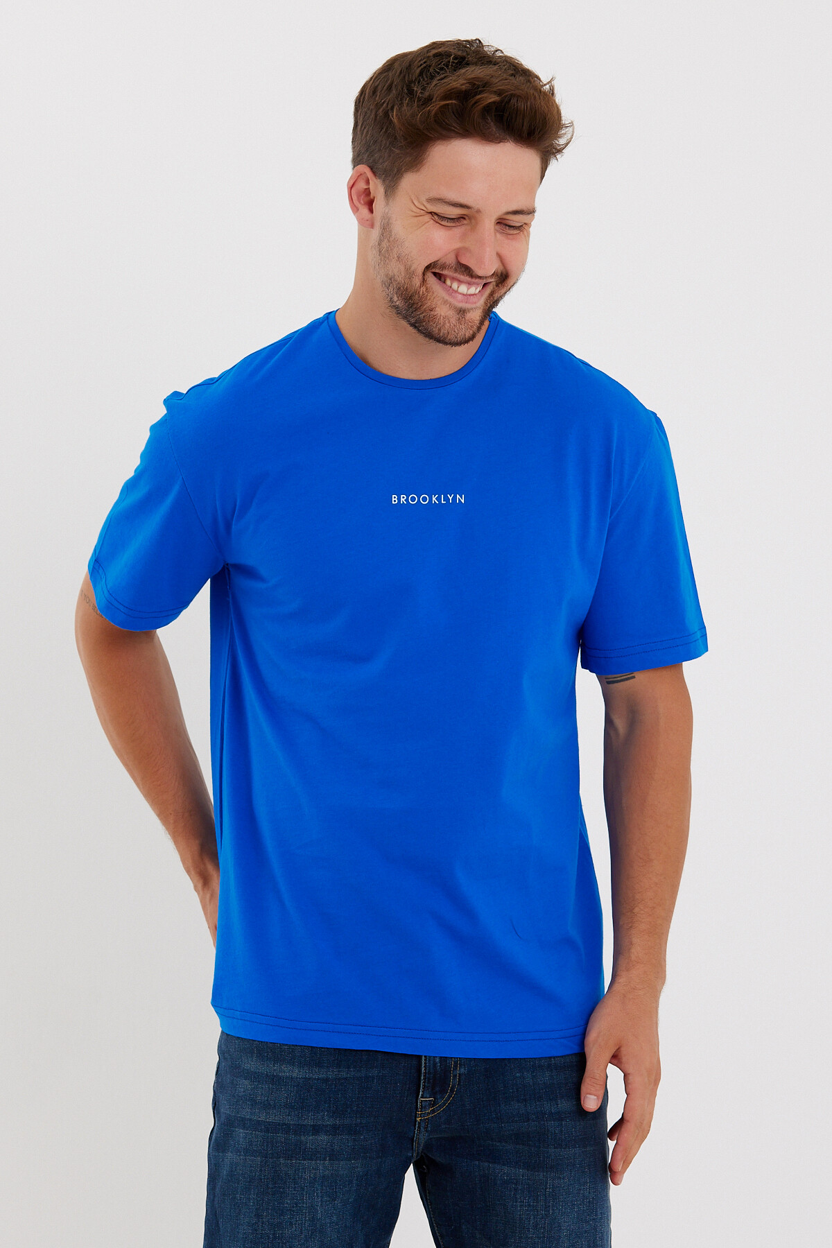 Süperlife Erkek Bisiklet Yaka Standart &Regular Fit SPR21Y27
