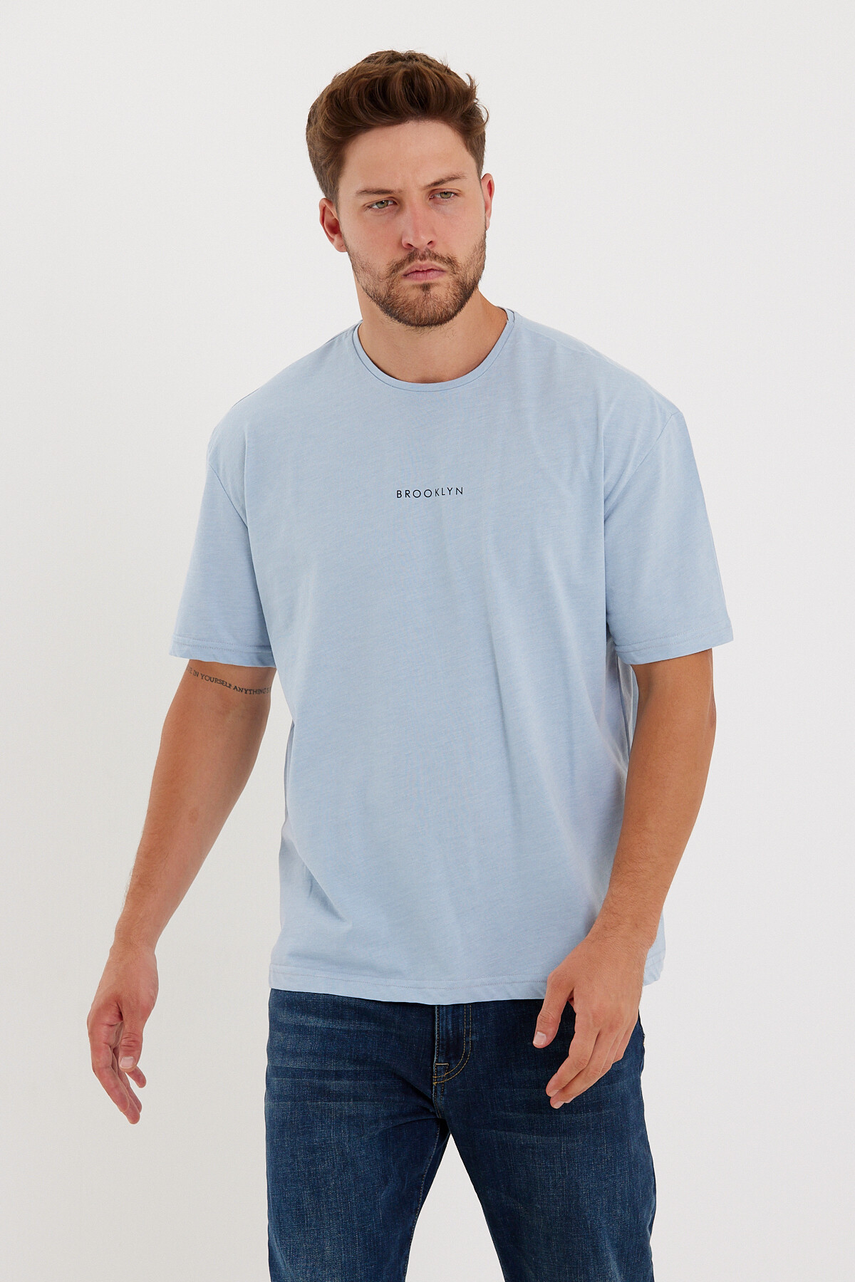 Süperlife Erkek Bisiklet Yaka Standart &Regular Fit SPR21Y27