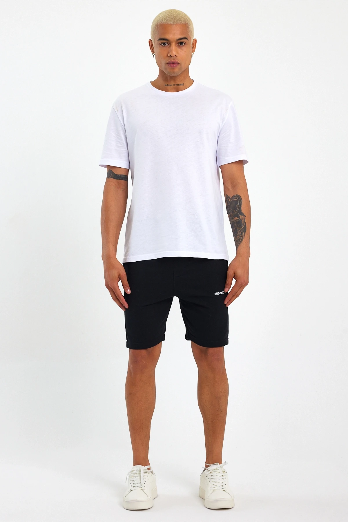 Süperlife Erkek Slim Fit Air Brooklyn Basklı Şort SPR 2020Y09