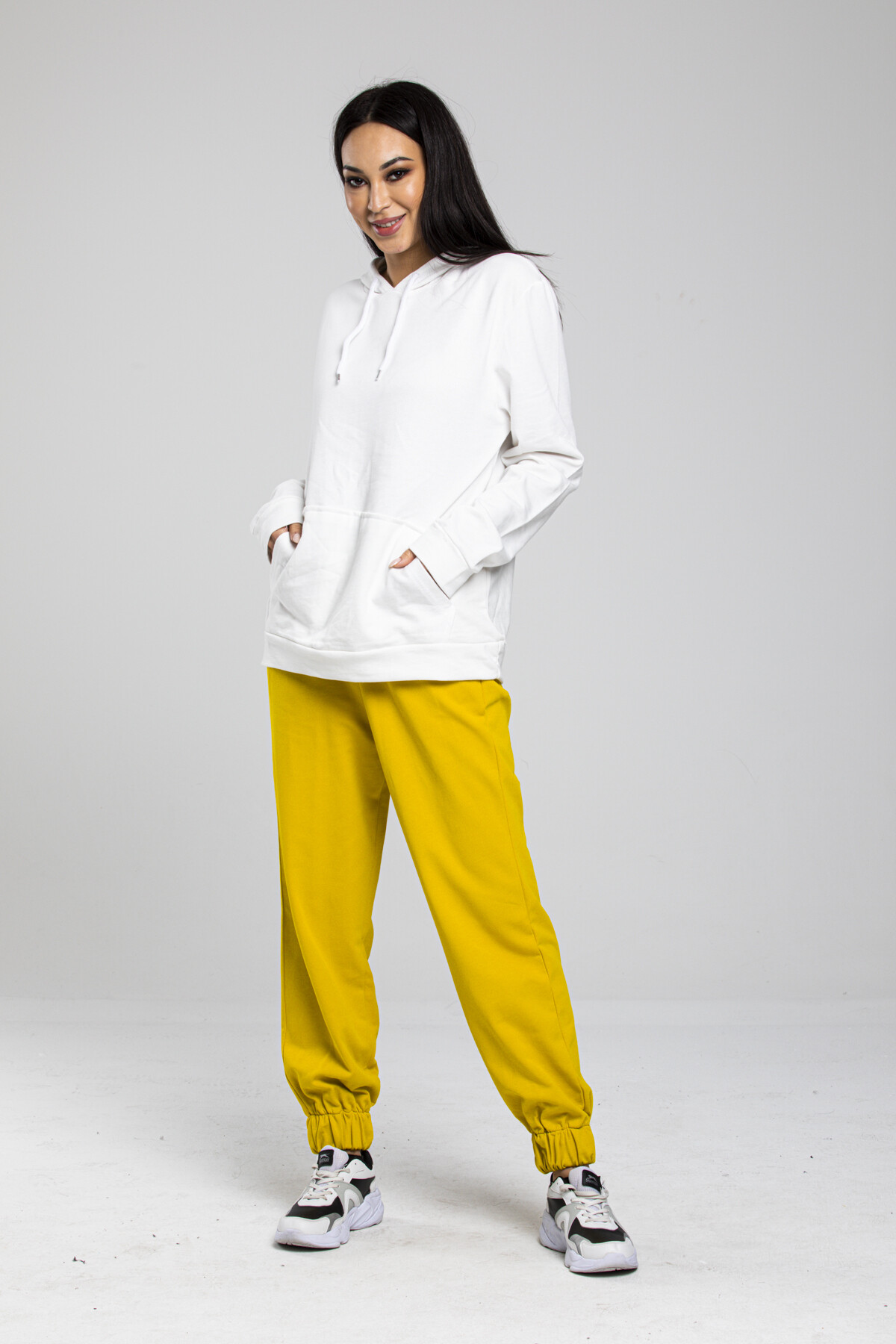 Kadın Regular Fit Eşofman Altı Basıc Jogger spr 20B05