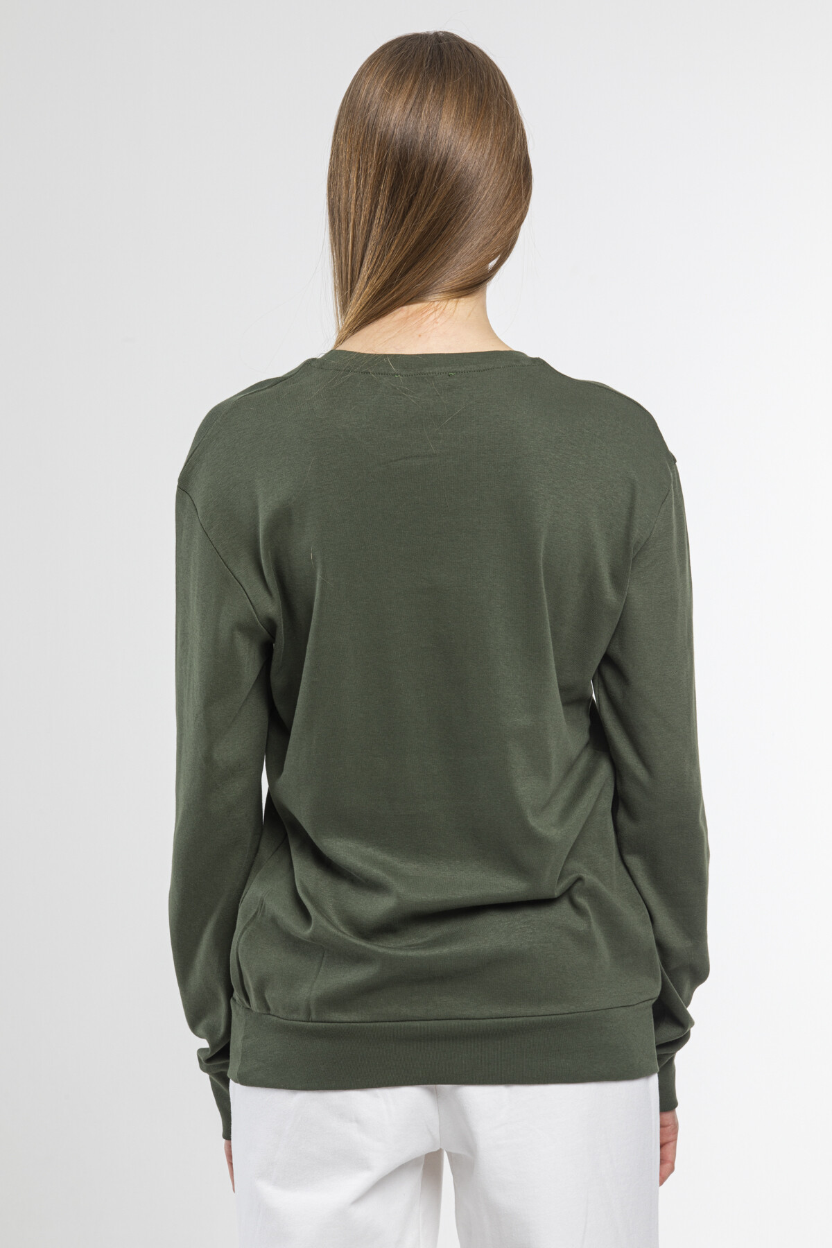 Süperlife Kadın Bisiklet Yaka Regular Fit Sweatshirt spr21k17