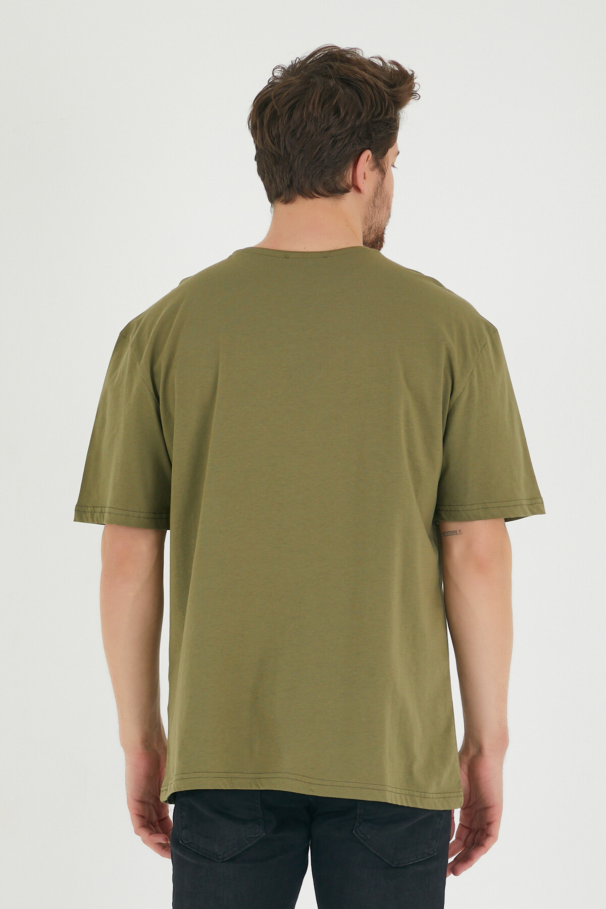 Süperlife Erkek Bisiklet Yaka Standart &Regular Fit Tişort SPR22TS110