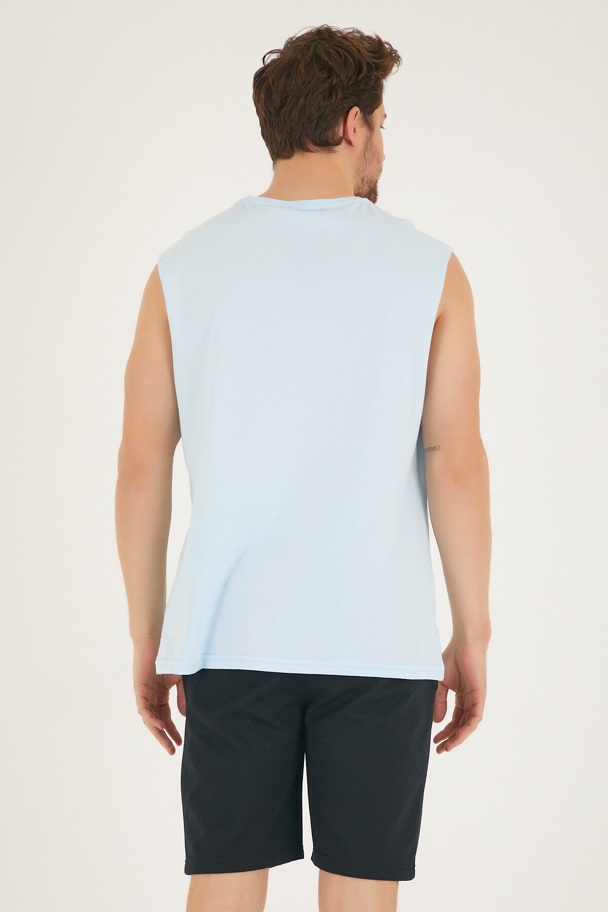 Süperlife Erkek Bisiklet Yaka Regular Fit Brooklyn Baskılı Tişört SPR22TS115