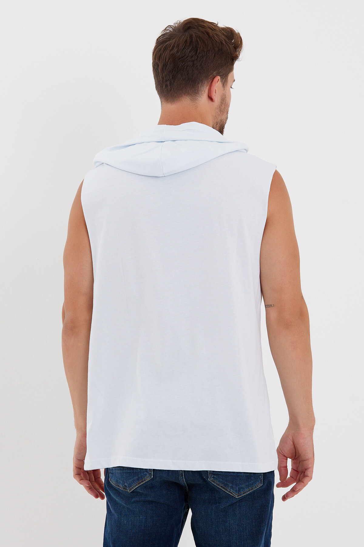 Süperlife Erkek Kapşonlu Regular Fit Tişört SPR22TS118