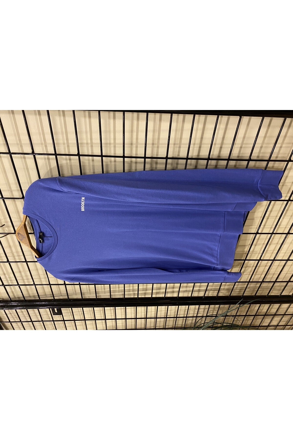 Süperlife Bisiklet Yaka Uzun Kollu Dar Kalıp İnce  Erkek Sweatshirt SPR2019K18