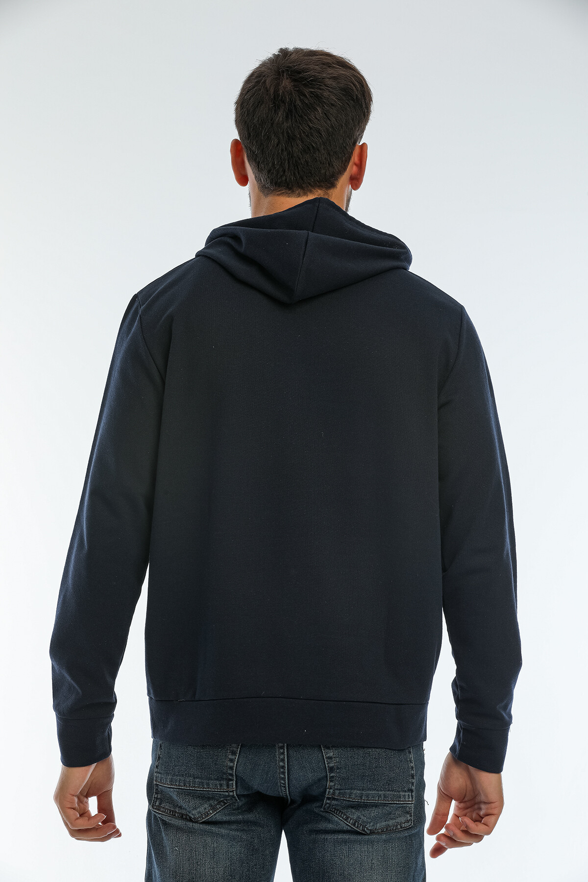 Süperlife Erkek Kapşonlu Regular Fit Brooklyn Baskılı İnce Sweatshirt SPR22SW161