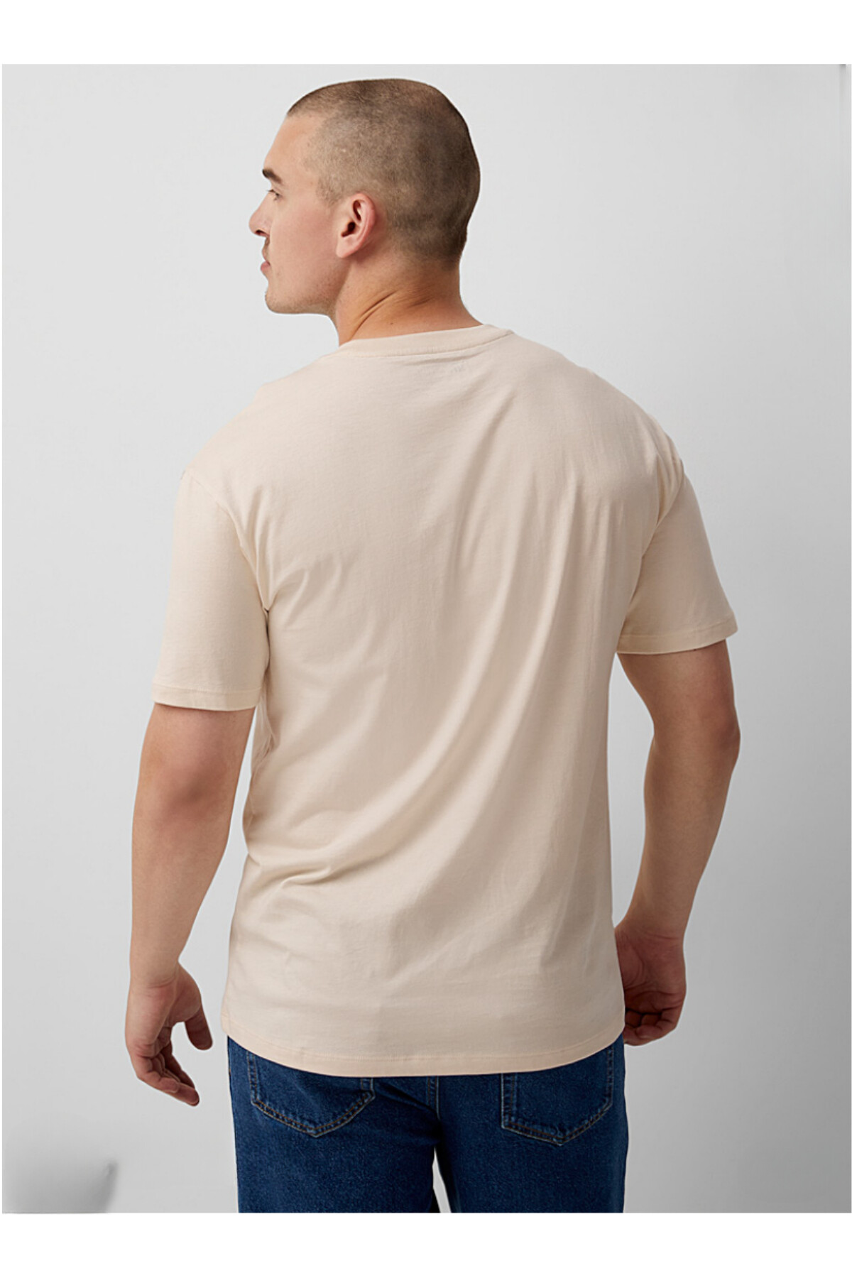 Süperlife Erkek Bisiklet Yaka  Standart &Regular Fit Tişort SPR21Y30