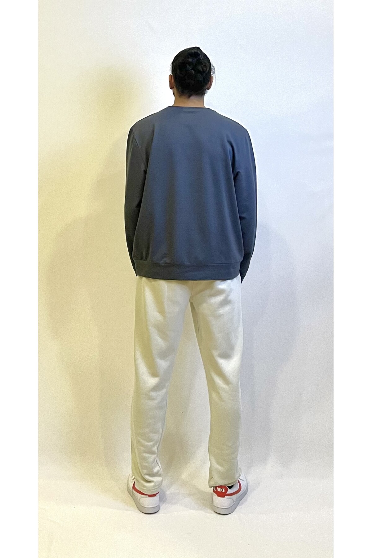 Süperlife Erkek Bisiklet Yaka Regular Fit Brooklyn Baskılı İnce Sweatshirt SPR23SW330