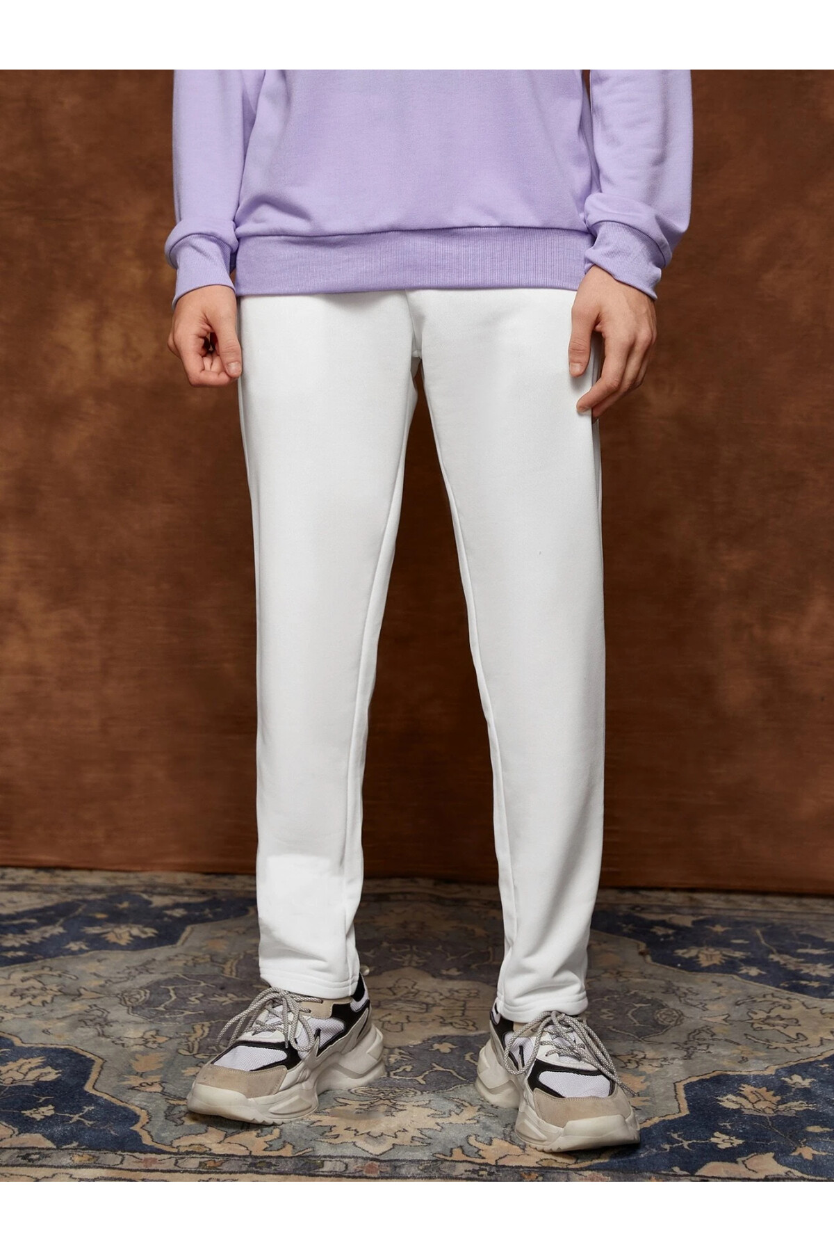 Erkek Regular Fit İnce Eşofman Altı SPR24EA80