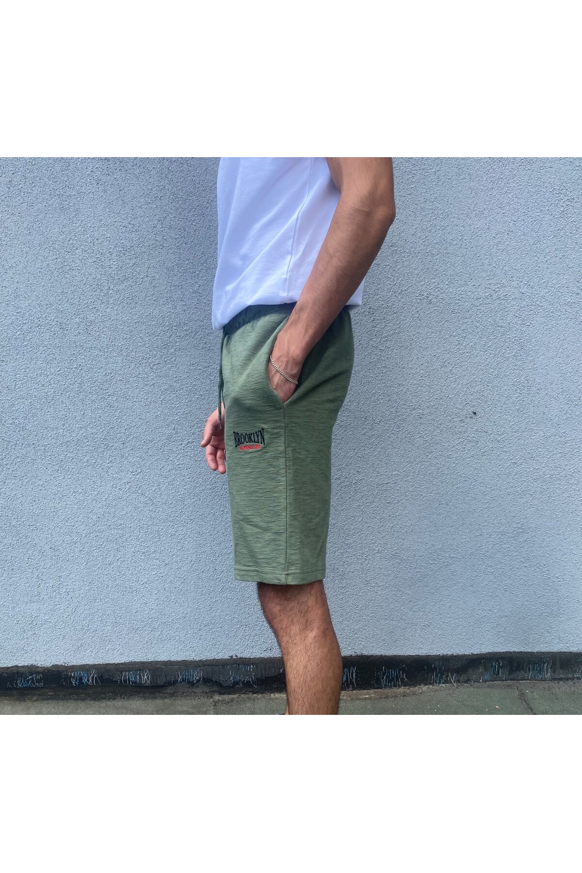 Süperlife Erkek Regular Fit Nakışlı Brooklyn Şort SPR21Y57