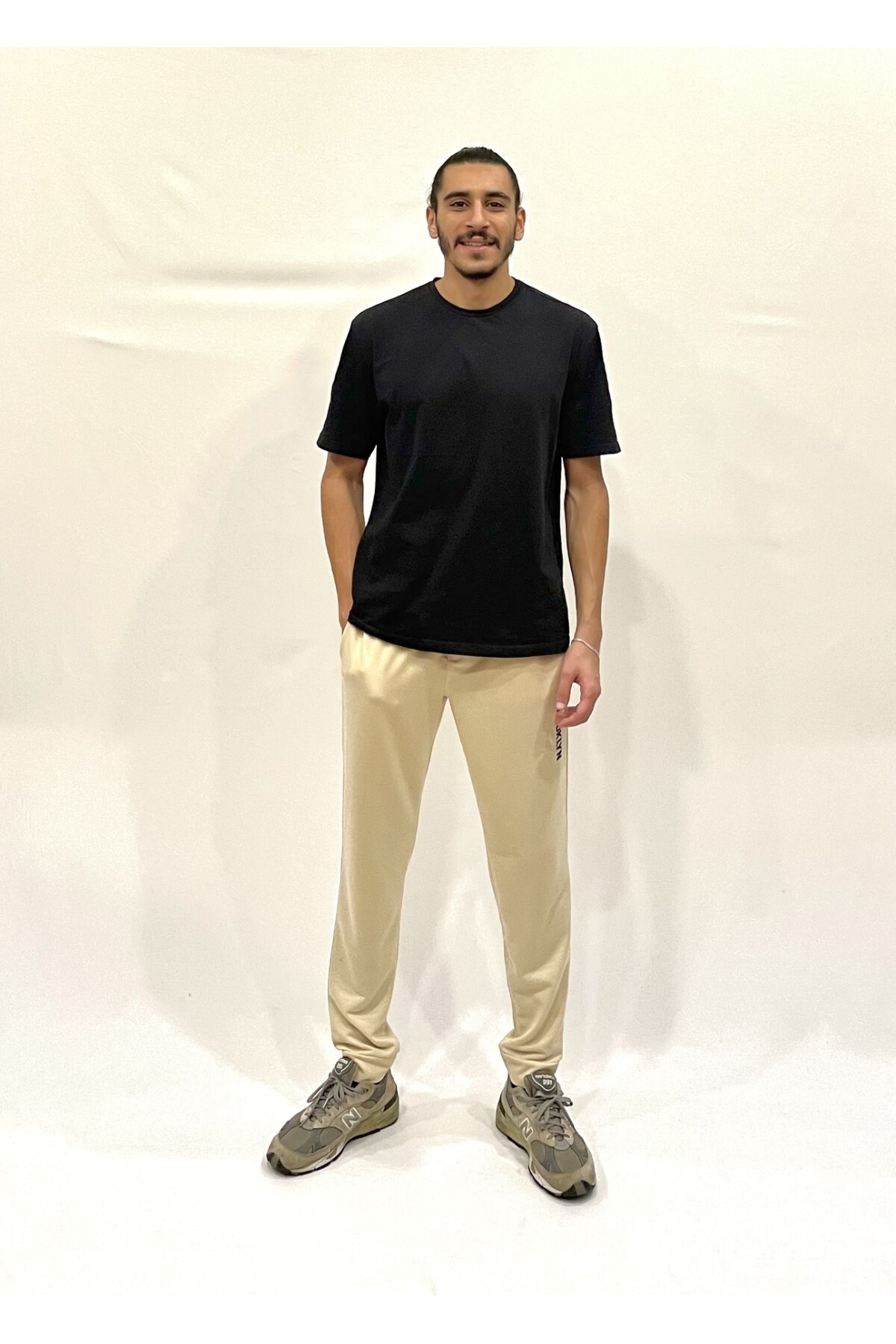 Erkek Regular/Normal Kesim Lastik Belli Brooklyn Şehir İnce Baskılı Eşofman Altı 24EA203