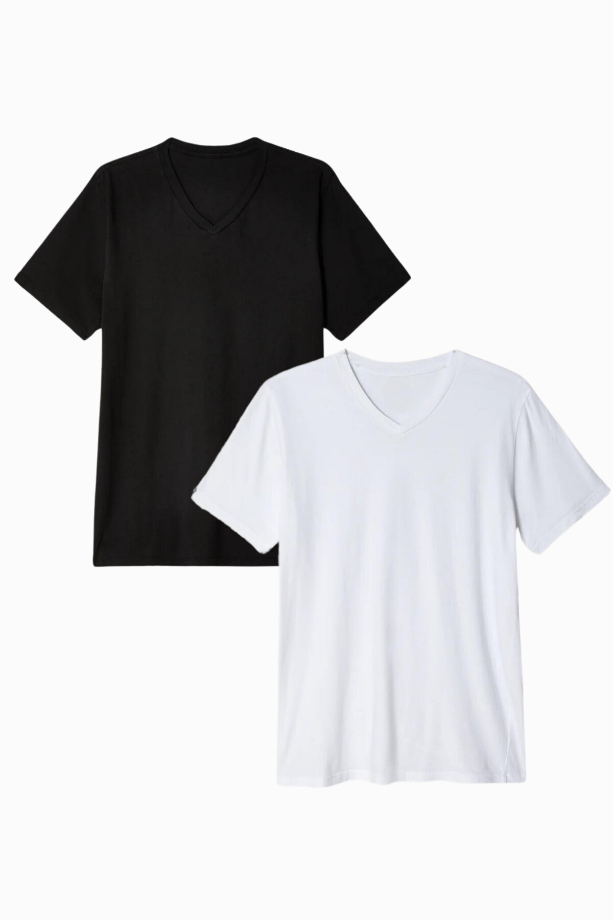 Kadın V Yaka Tshirt SPR24TSK40-2