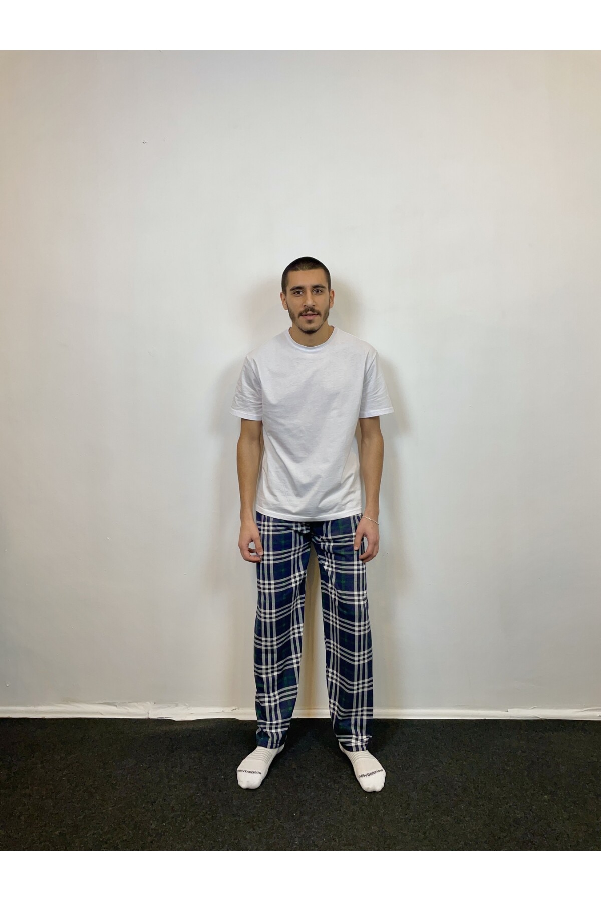 Standart Kalıp Ekose Belli Lastikli Erkek Pijama