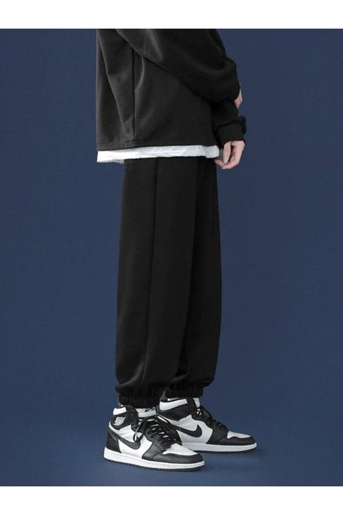 Unisex Beli ve Paça Lastikli İnce Eşofman Altı SPR24UEA82