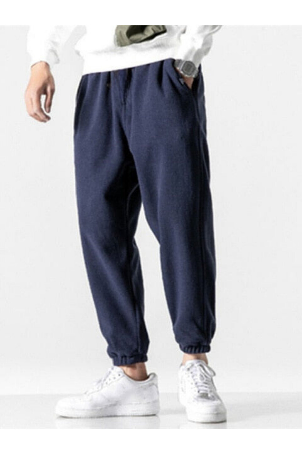 Unisex Beli ve Paça Lastikli İnce Eşofman Altı SPR24UEA82