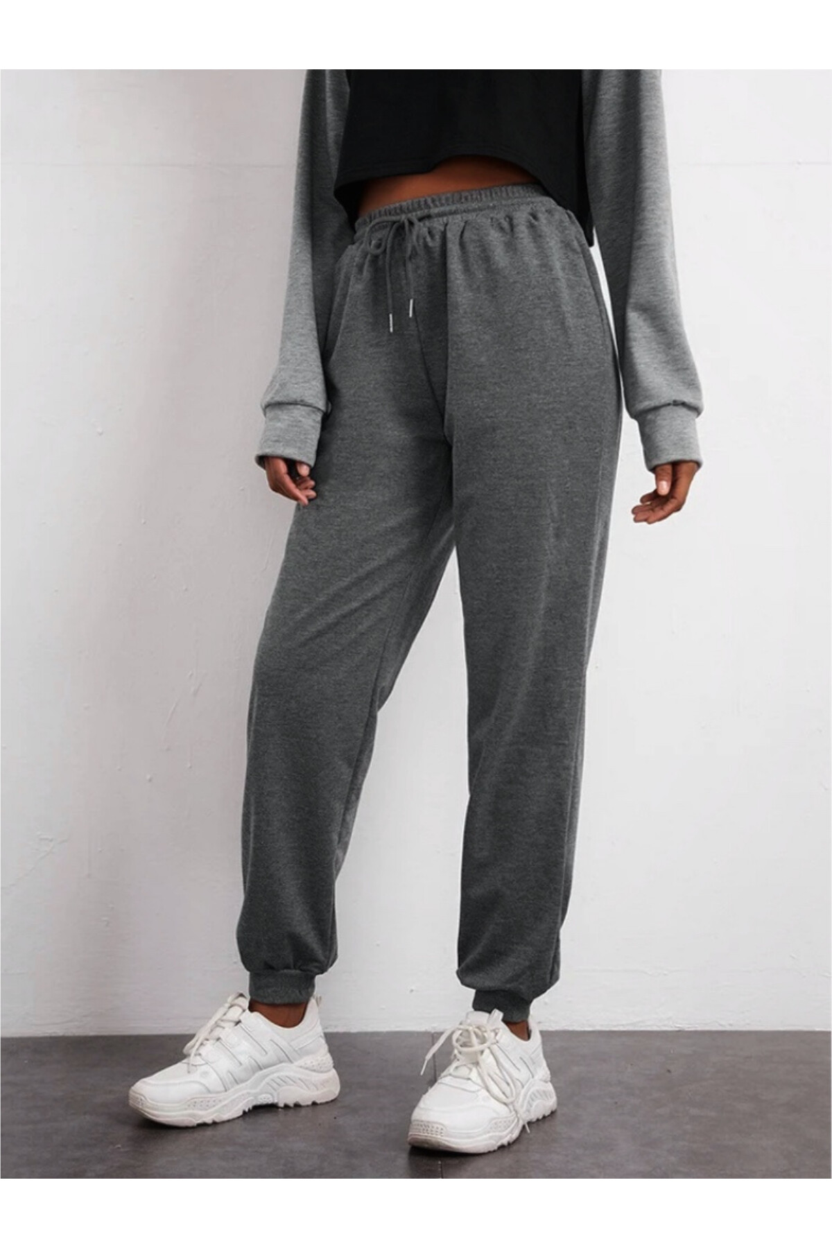 Kadın Regular Fit İnce Eşofman Altı SPR24EAK81