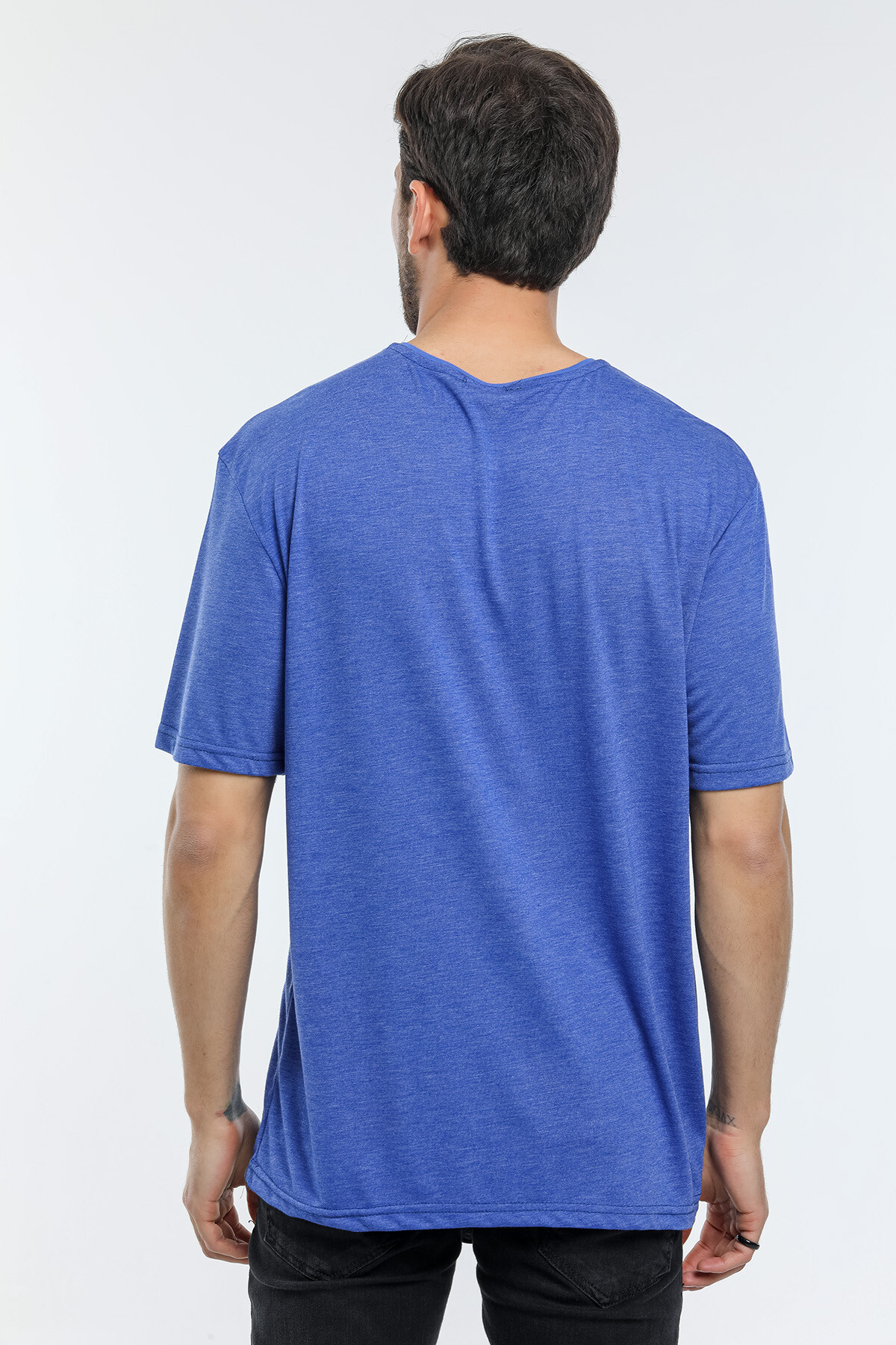Erkek Bisiklet Yaka  Standart &Regular Fit Tişort SPR25TS930
