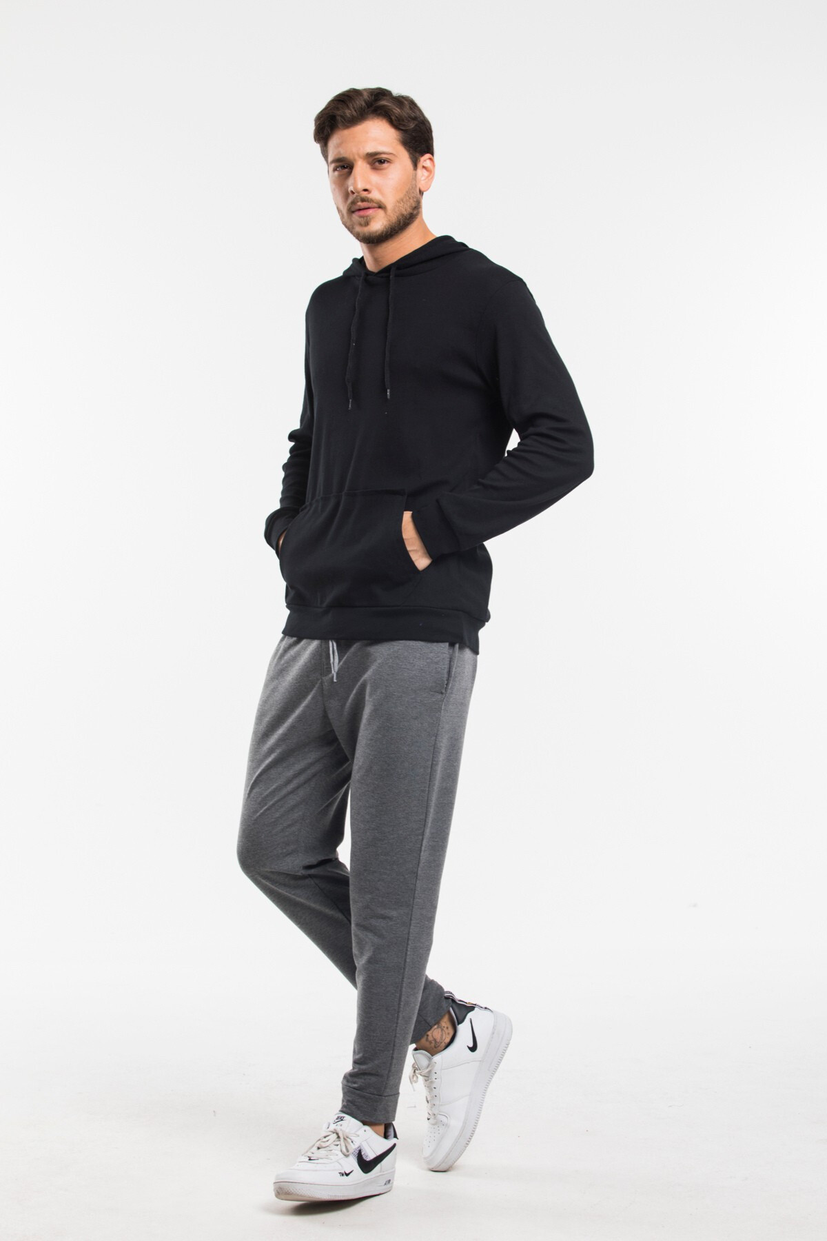 Erkek Regular Fit İnce Eşofman Altı SPR24EA81