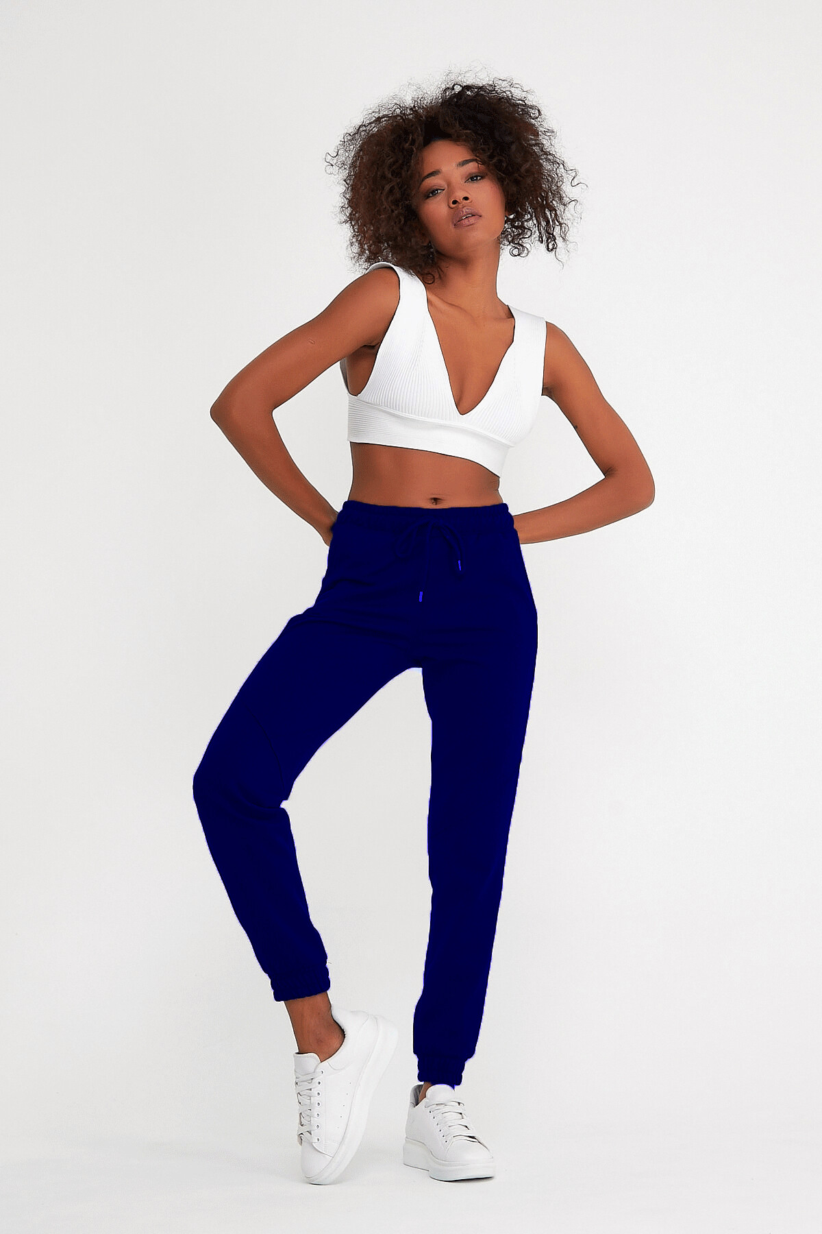 Süperlife Kadın Regular Fit İnce Eşofman Altı SPR22BE158 