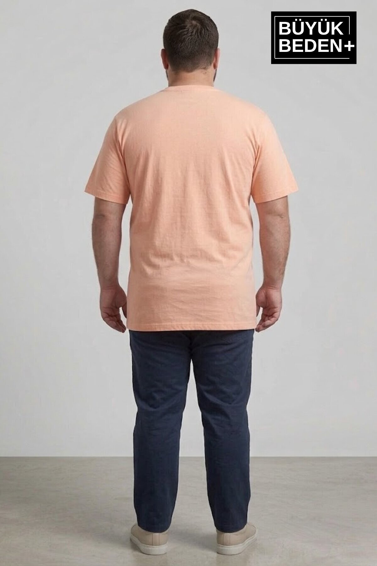 Süperlife Erkek Büyük Beden Brooklyn 1970 Baskılı 3xl-6xl Bisiklet Yaka Tshırt SPR26BTS510-03