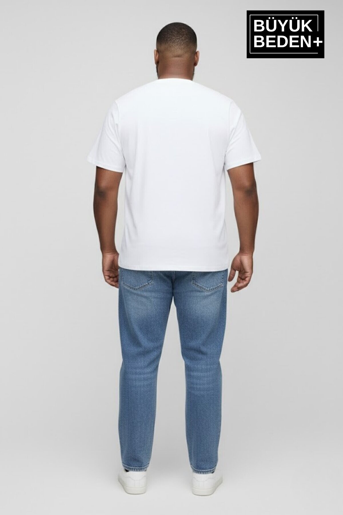 Erkek Büyük Beden Willamsburg Brooklyn Baskılı 3xl-6xl Bisiklet Yaka Tshırt SPR26BTS510-16