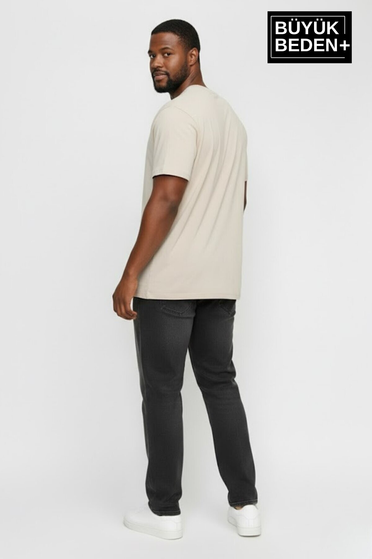 Erkek Büyük Beden Willamsburg Brooklyn Baskılı 3xl-6xl Bisiklet Yaka Tshırt SPR26BTS510-16