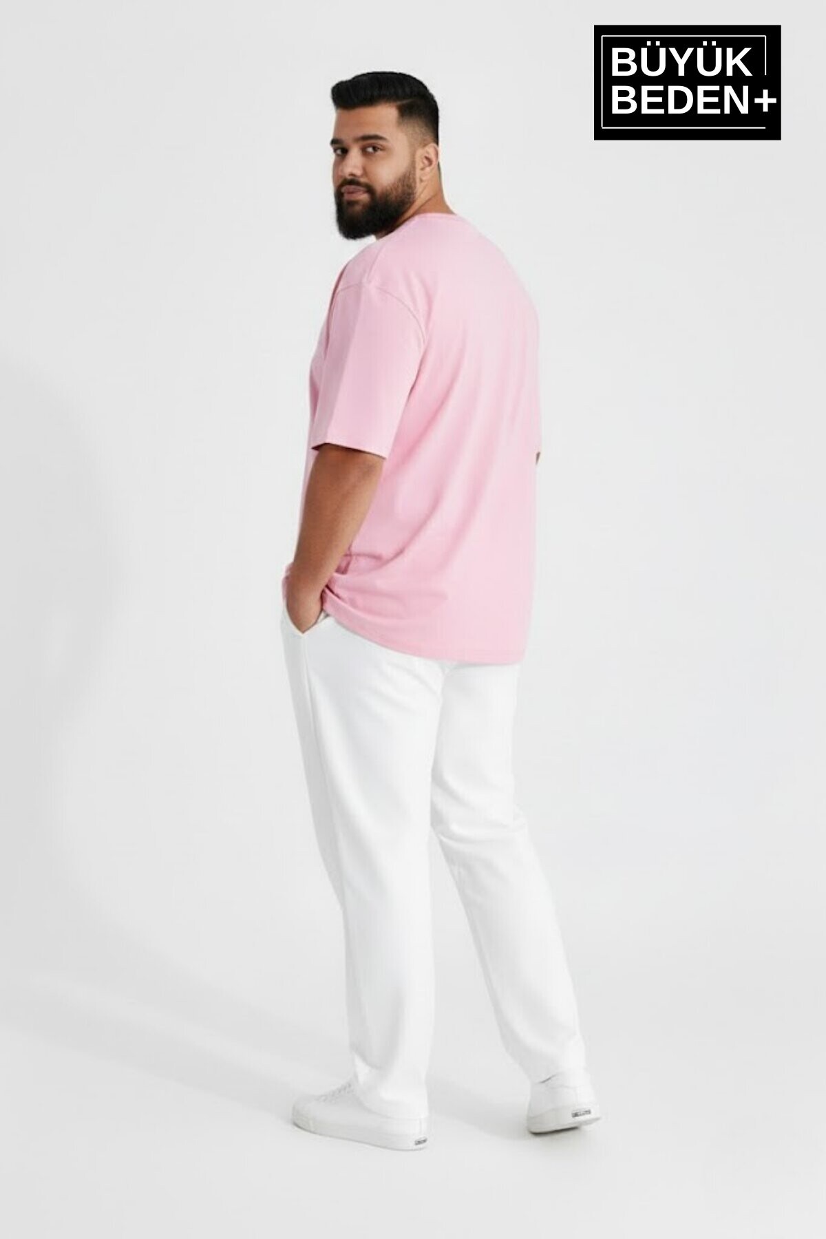 Erkek Büyük Beden Willamsburg Brooklyn Baskılı 3xl-6xl Bisiklet Yaka Tshırt SPR26BTS510-16