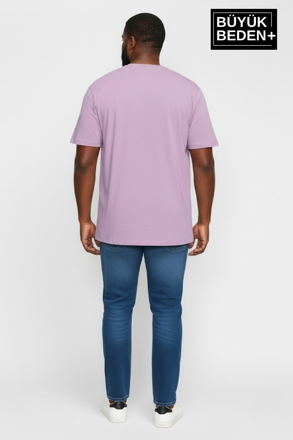 Erkek Büyük Beden Willamsburg Brooklyn Baskılı 3xl-6xl Bisiklet Yaka Tshırt SPR26BTS510-16
