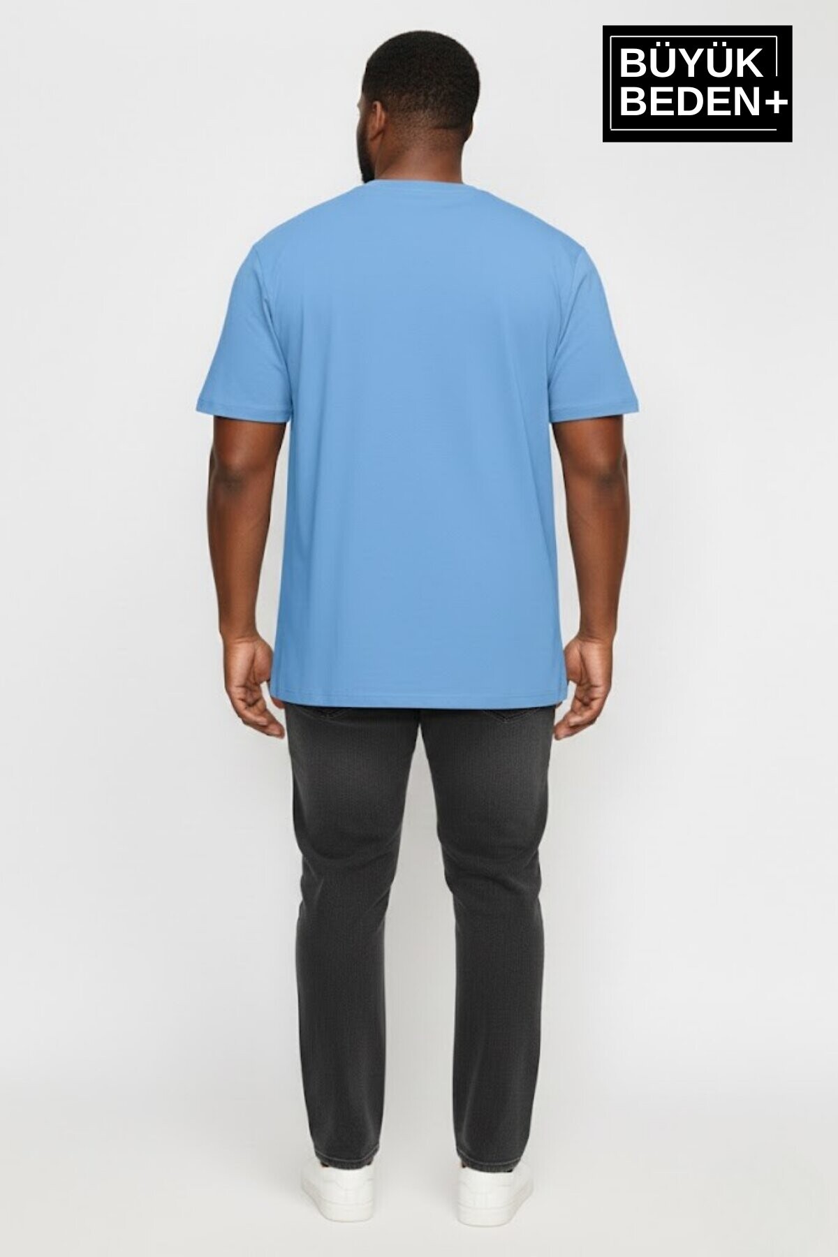 Erkek Büyük Beden Willamsburg Brooklyn Baskılı 3xl-6xl Bisiklet Yaka Tshırt SPR26BTS510-16